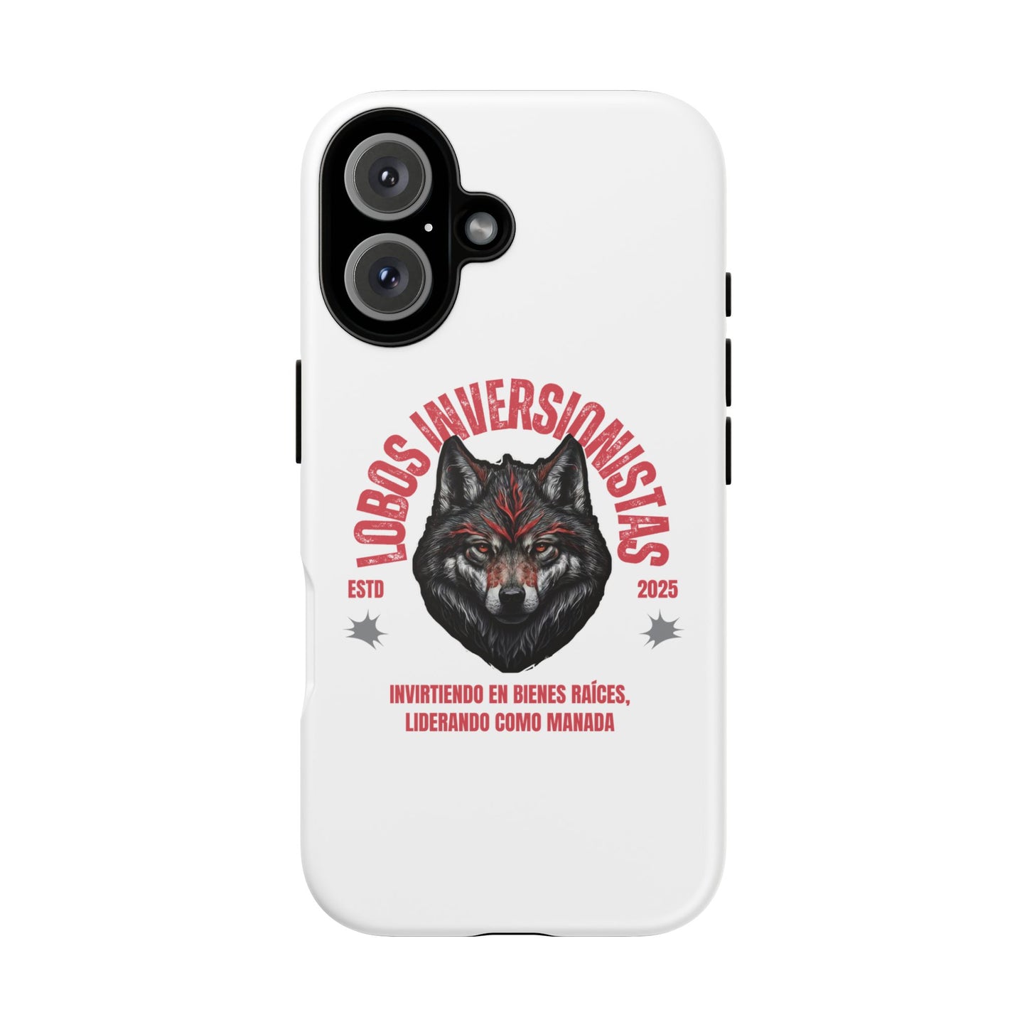 Tough Cases: Premium Wolf Phone Case for Investors, Inspired by Leadership and Strength
