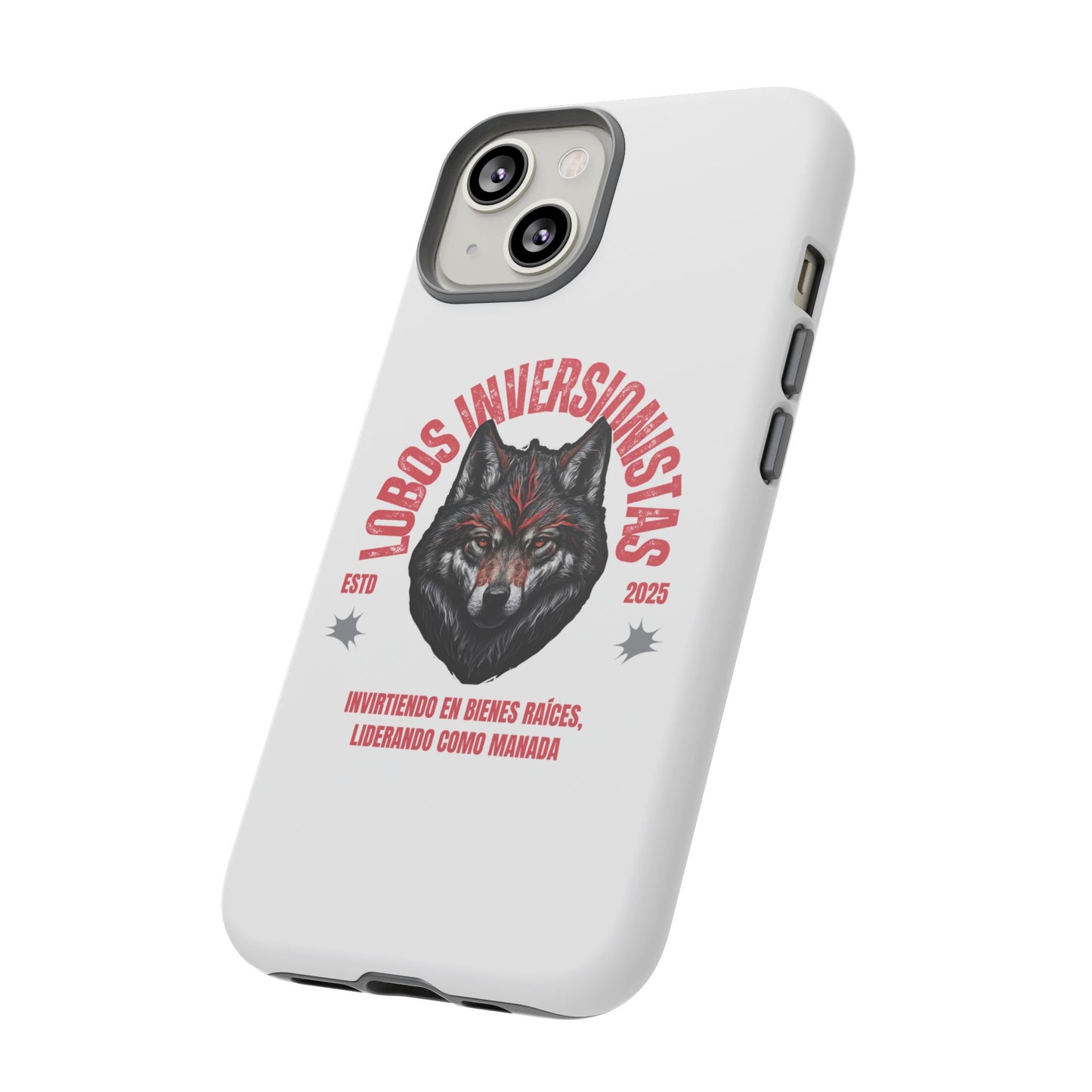 Tough Cases: Premium Wolf Phone Case for Investors, Inspired by Leadership and Strength