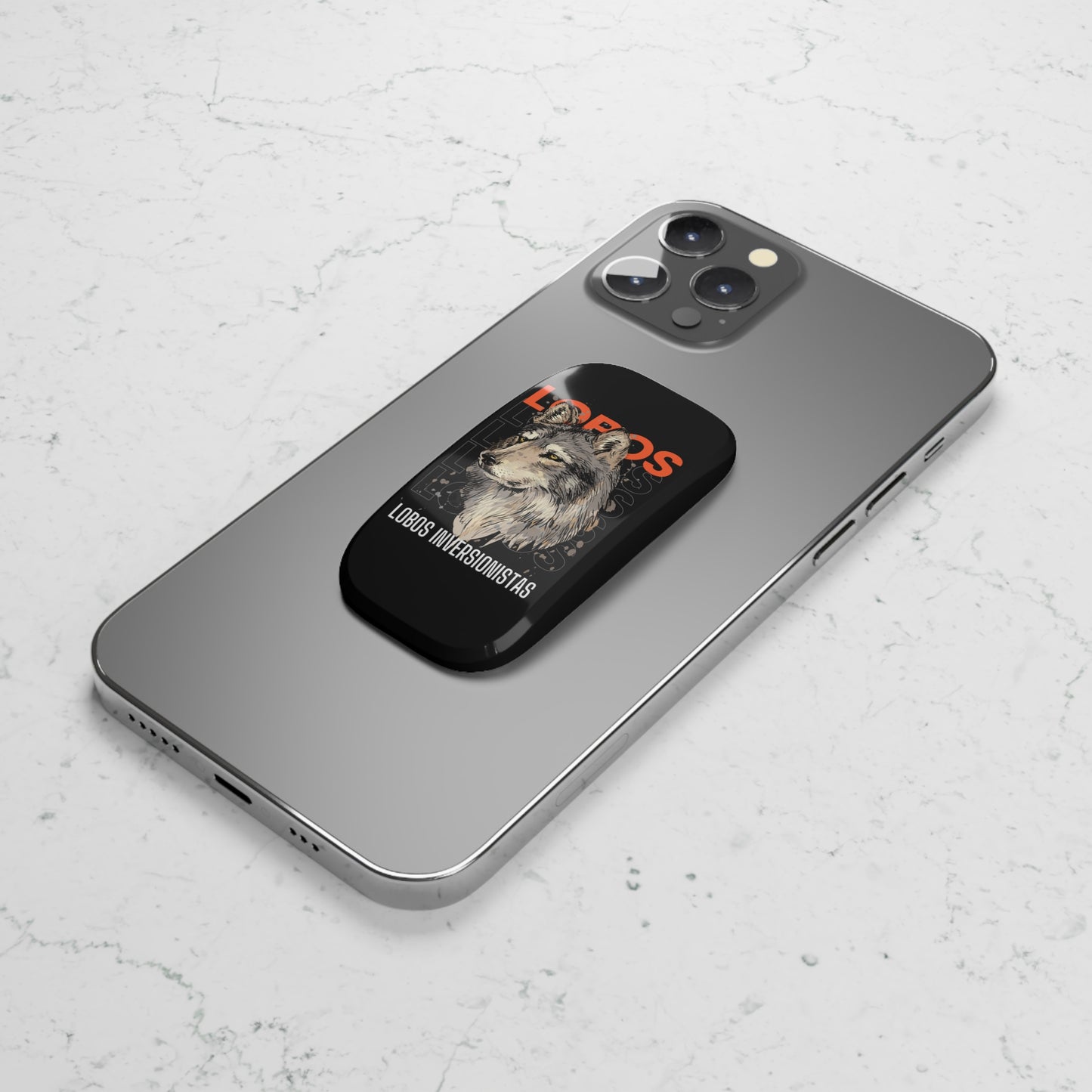 Wolf Design Phone Grip - Lobos Inversionistas