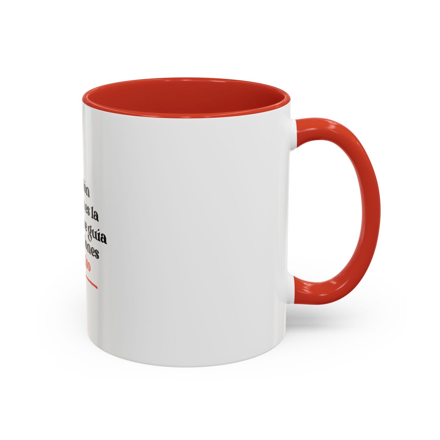 Motivational Accent Coffee Mug - Financial Education Inspiring Quote