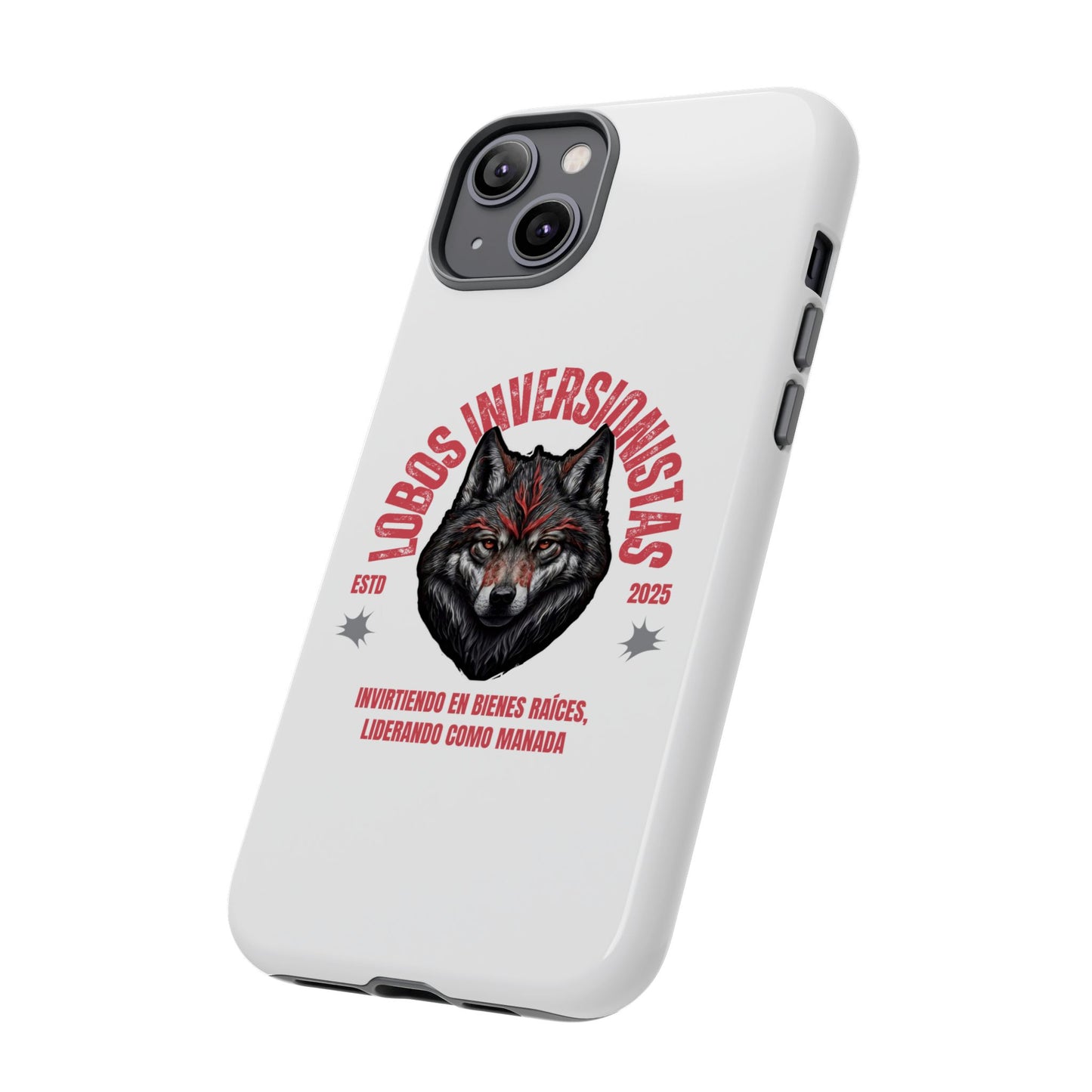 Tough Cases: Premium Wolf Phone Case for Investors, Inspired by Leadership and Strength