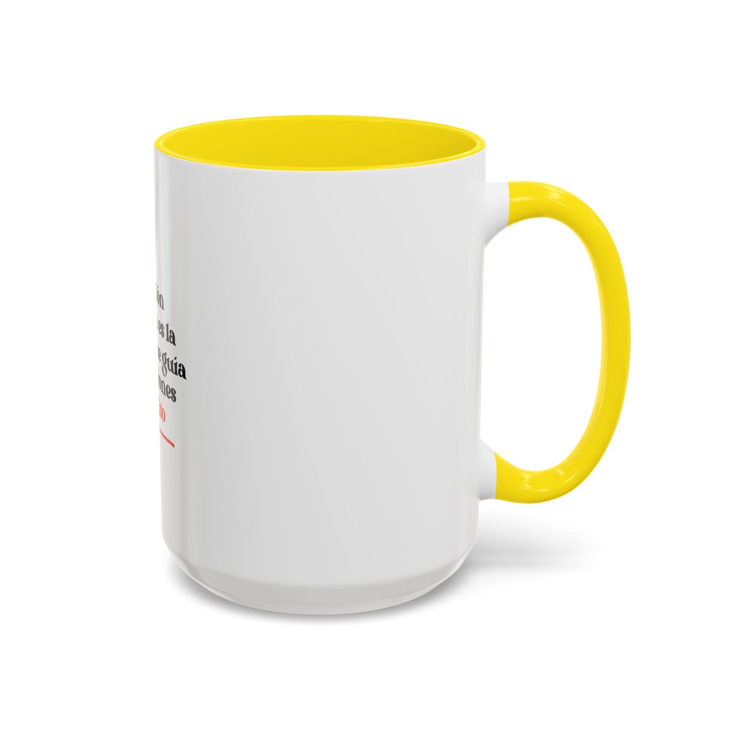 Motivational Accent Coffee Mug - Financial Education Inspiring Quote