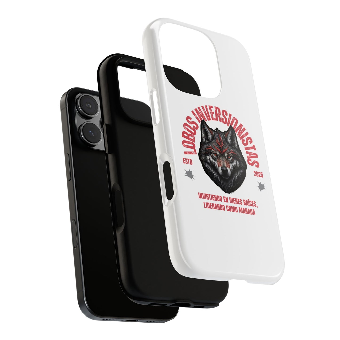 Tough Cases: Premium Wolf Phone Case for Investors, Inspired by Leadership and Strength