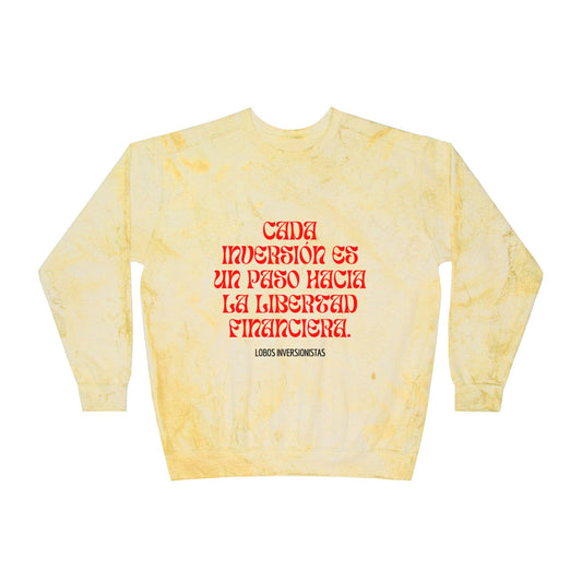 Unisex Color Blast Crewneck Sweatshirt