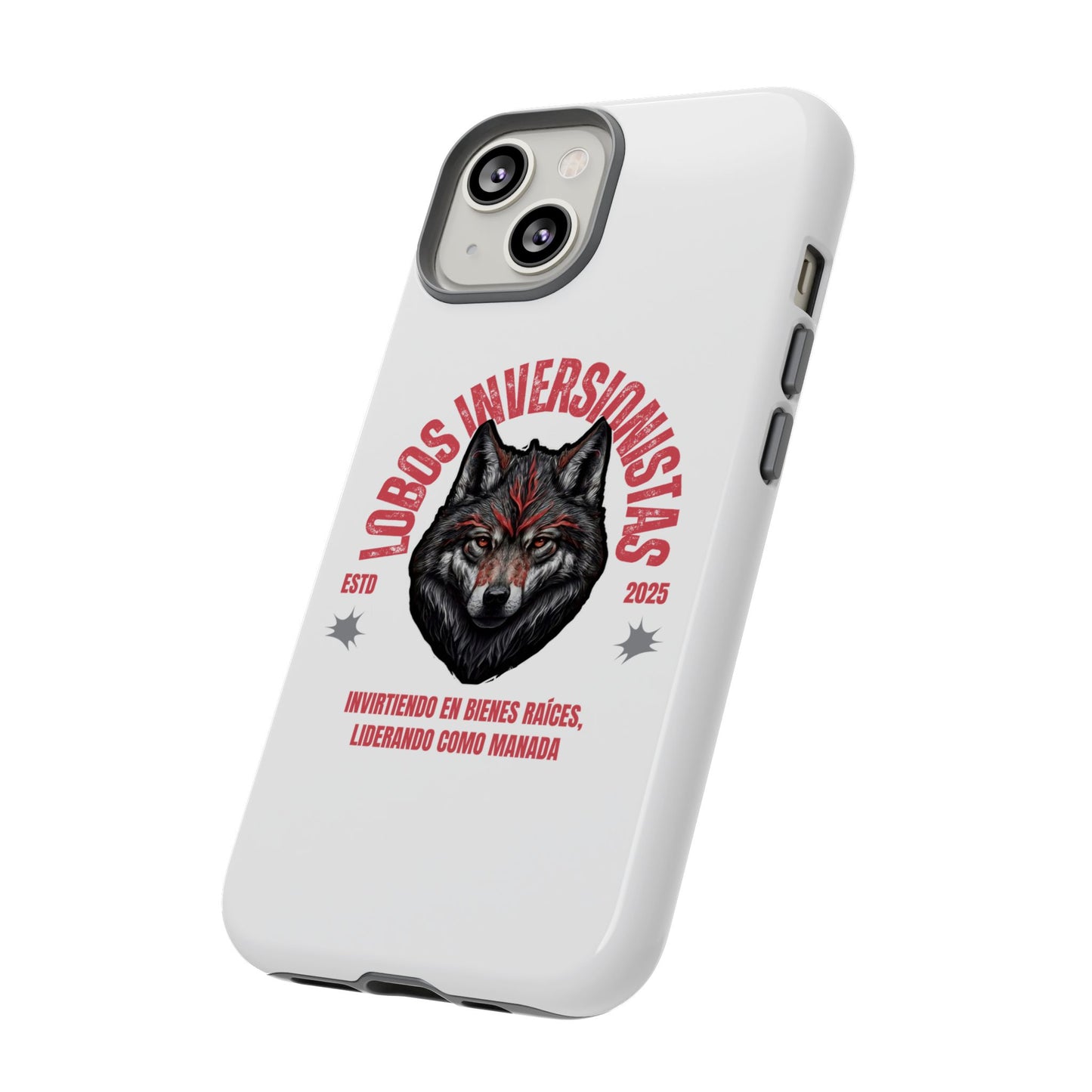 Tough Cases: Premium Wolf Phone Case for Investors, Inspired by Leadership and Strength