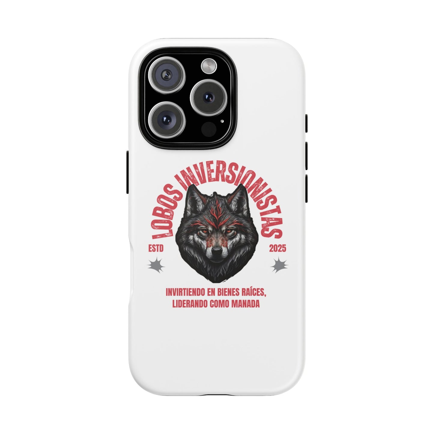 Tough Cases: Premium Wolf Phone Case for Investors, Inspired by Leadership and Strength