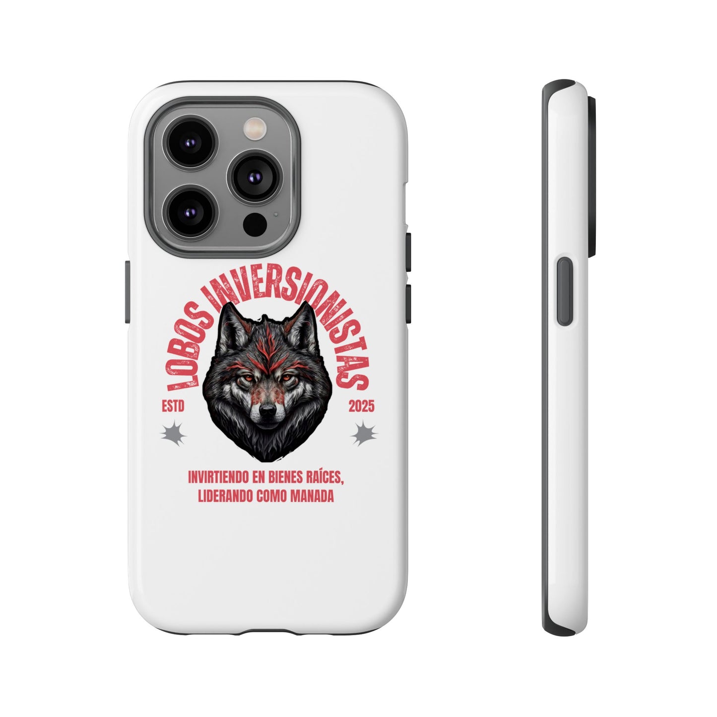 Tough Cases: Premium Wolf Phone Case for Investors, Inspired by Leadership and Strength