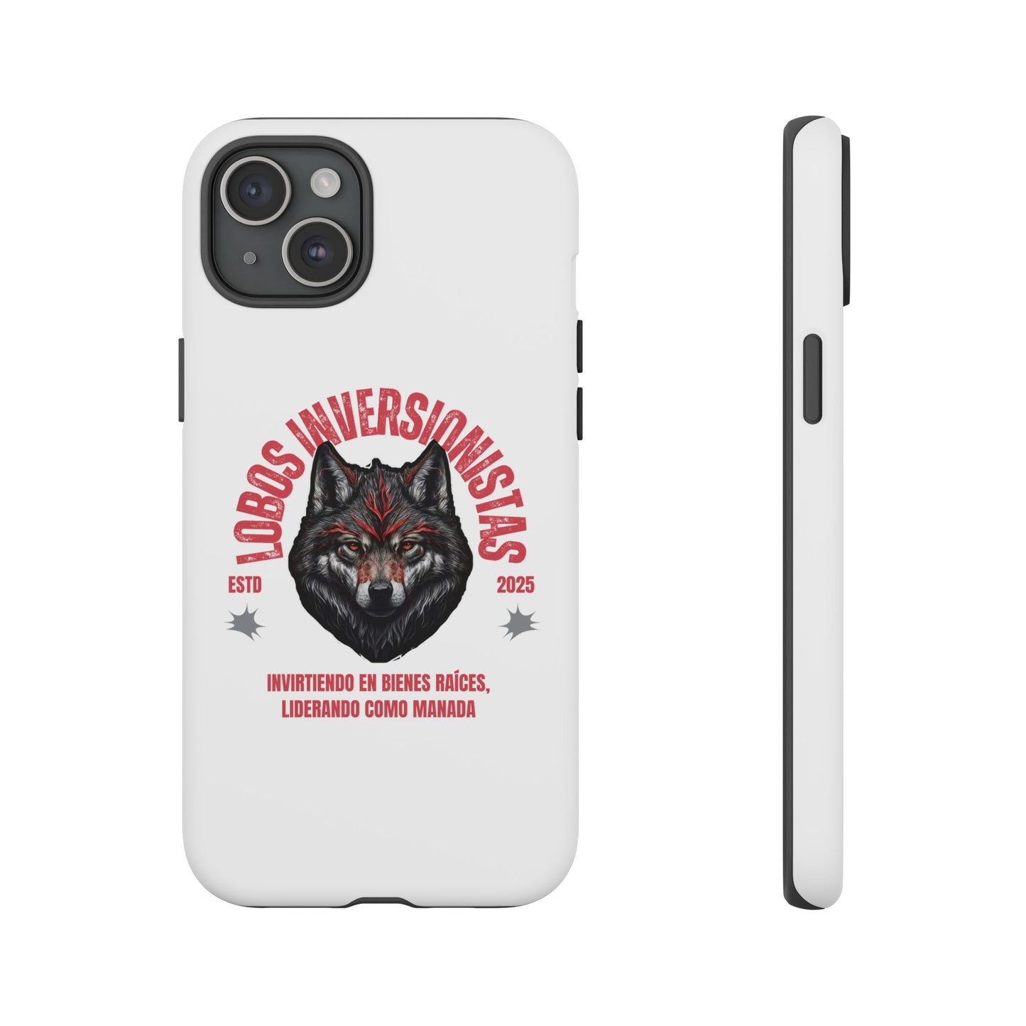 Tough Cases: Premium Wolf Phone Case for Investors, Inspired by Leadership and Strength