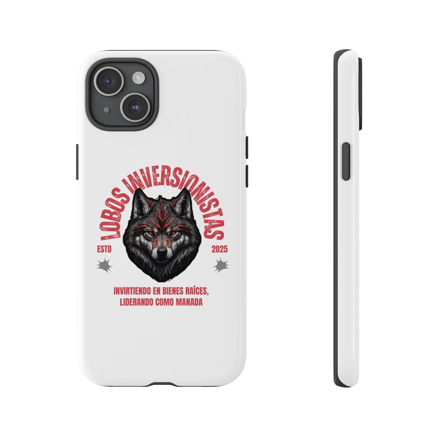 Tough Cases: Premium Wolf Phone Case for Investors, Inspired by Leadership and Strength