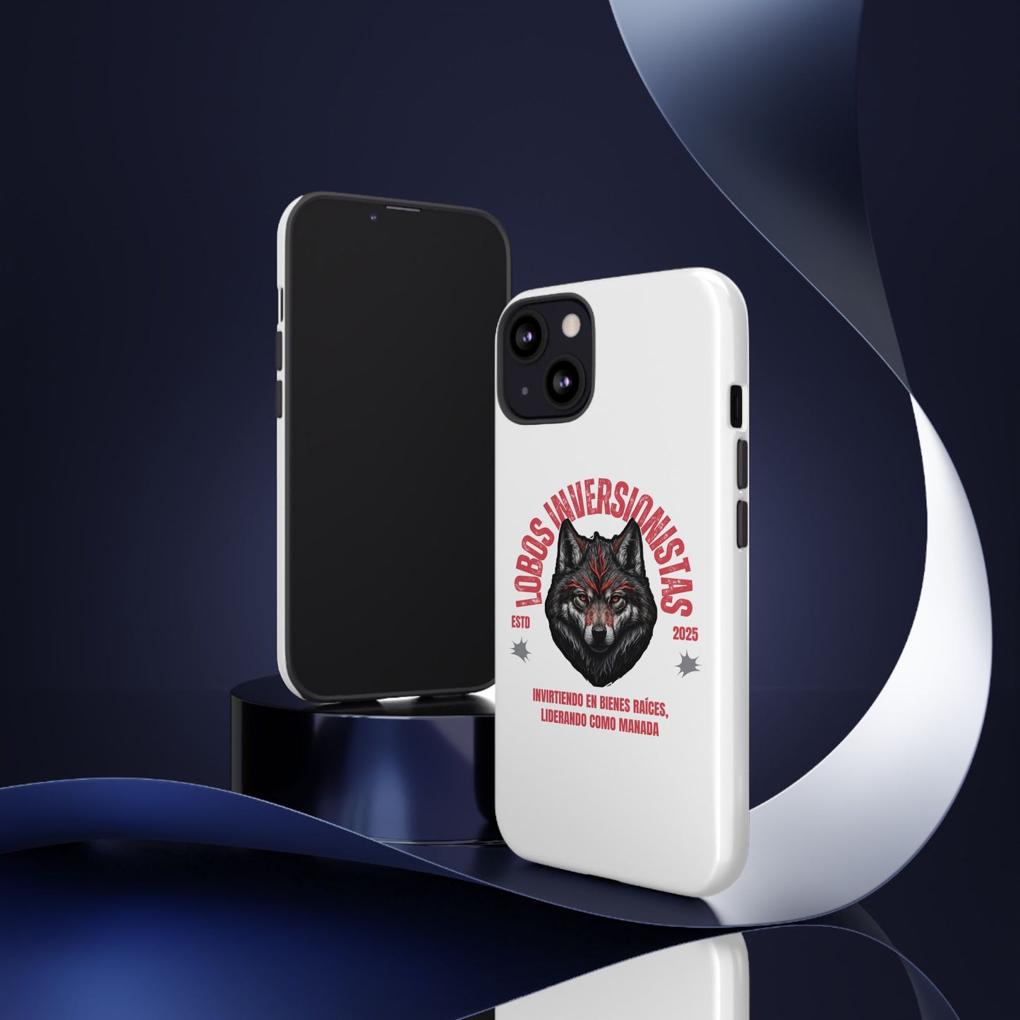 Tough Cases: Premium Wolf Phone Case for Investors, Inspired by Leadership and Strength