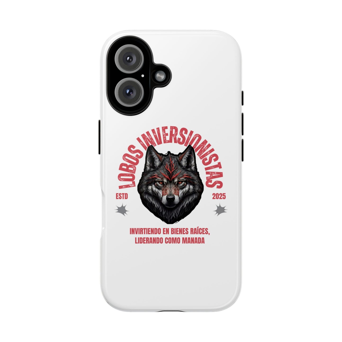 Tough Cases: Premium Wolf Phone Case for Investors, Inspired by Leadership and Strength