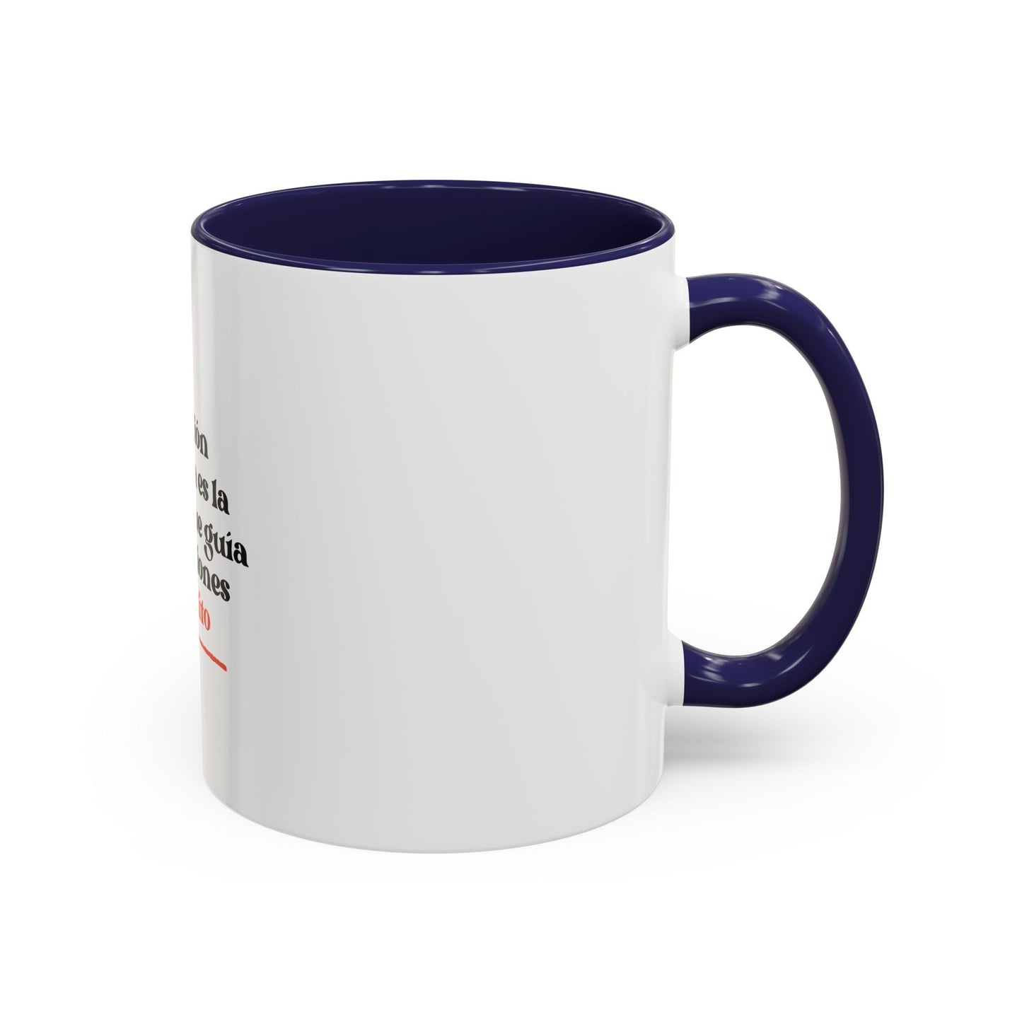 Motivational Accent Coffee Mug - Financial Education Inspiring Quote