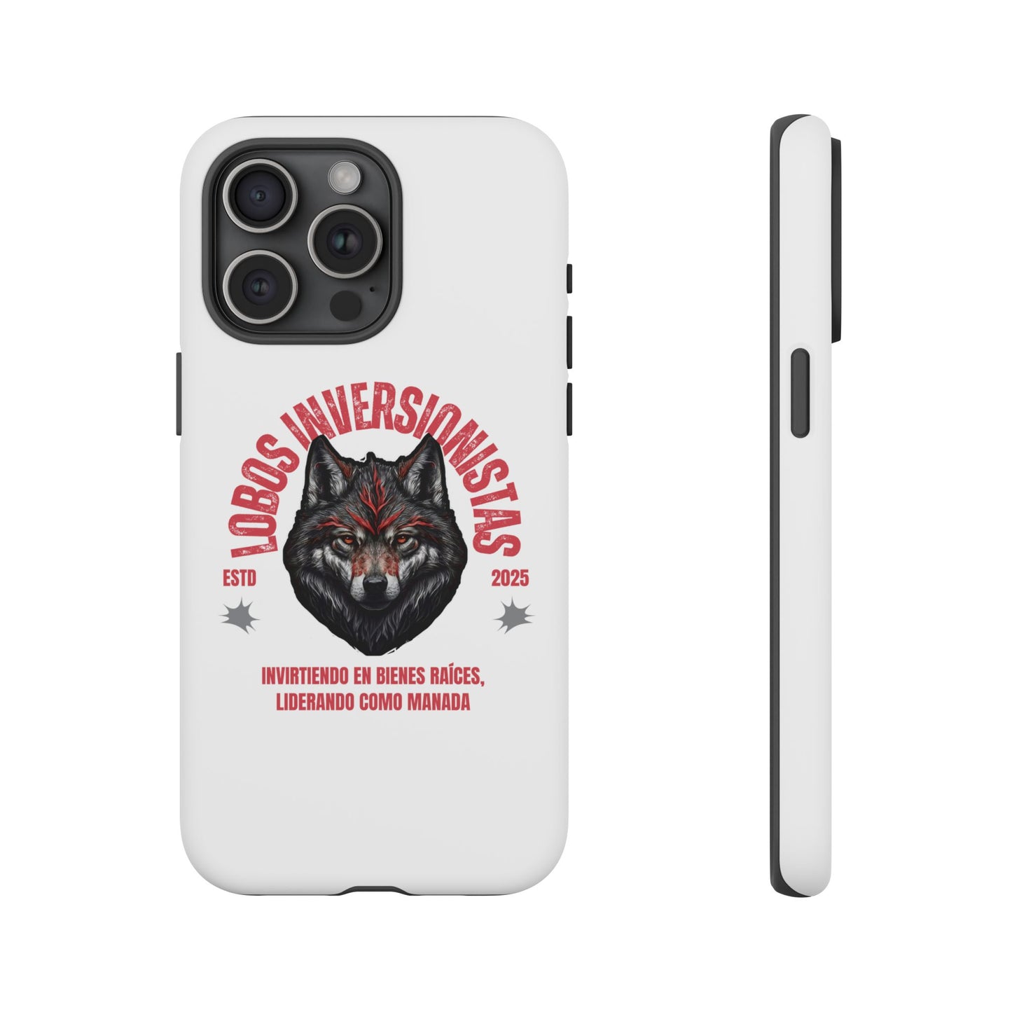 Tough Cases: Premium Wolf Phone Case for Investors, Inspired by Leadership and Strength
