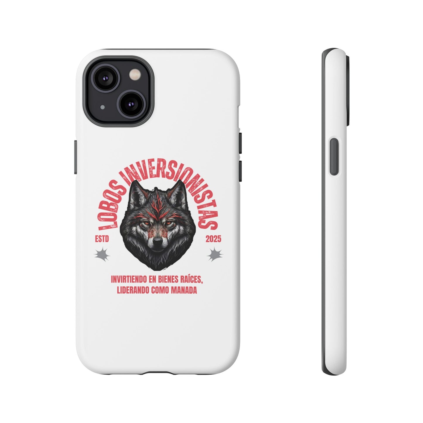Tough Cases: Premium Wolf Phone Case for Investors, Inspired by Leadership and Strength