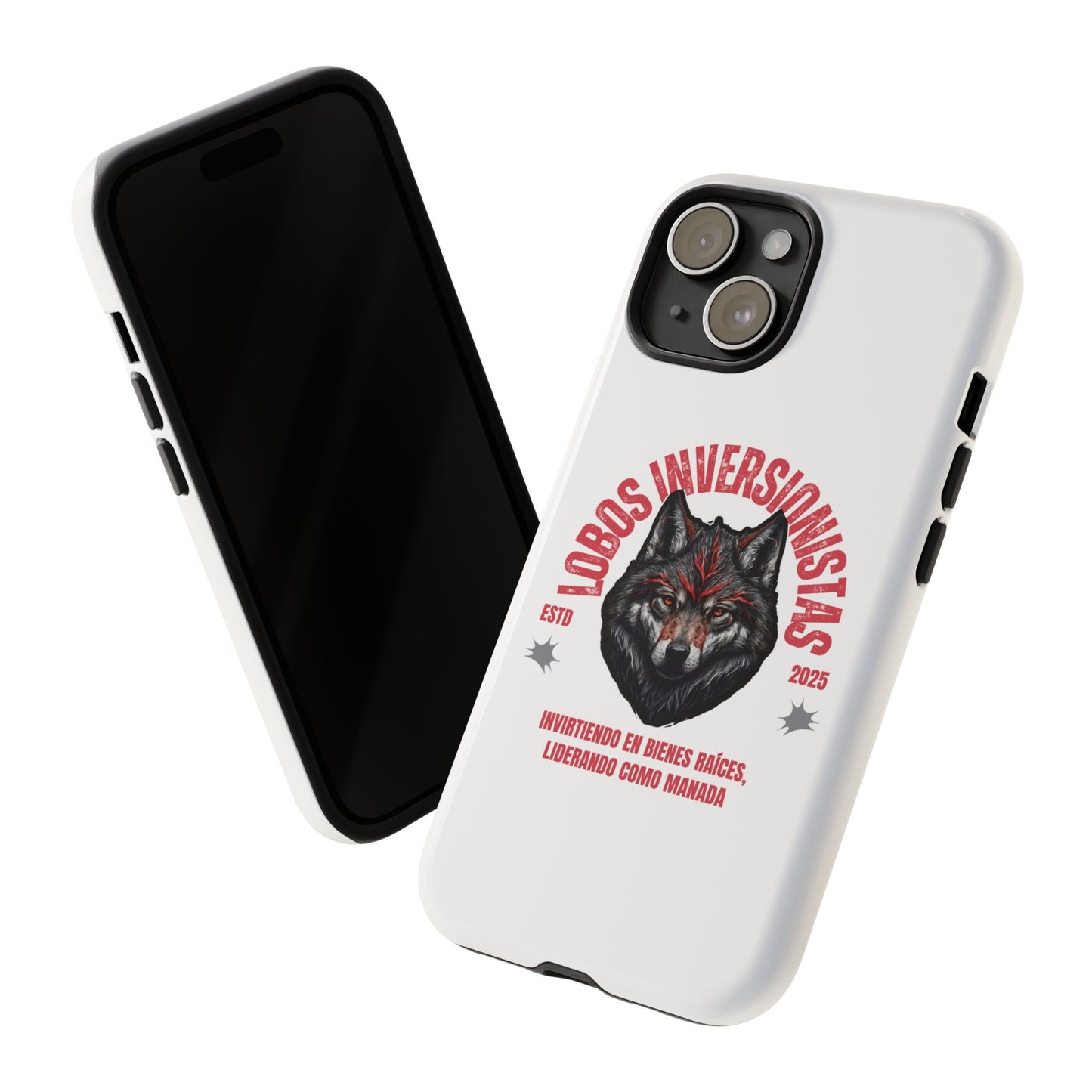 Tough Cases: Premium Wolf Phone Case for Investors, Inspired by Leadership and Strength