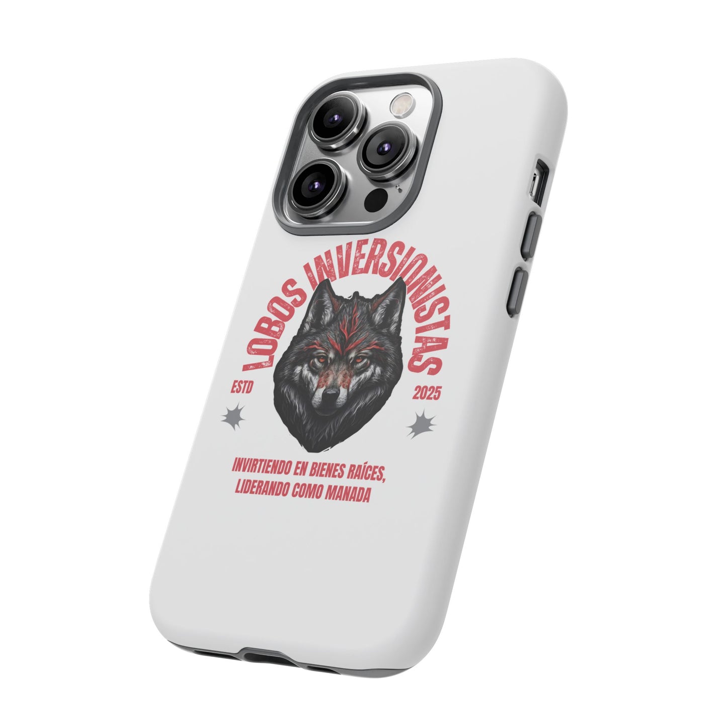 Tough Cases: Premium Wolf Phone Case for Investors, Inspired by Leadership and Strength