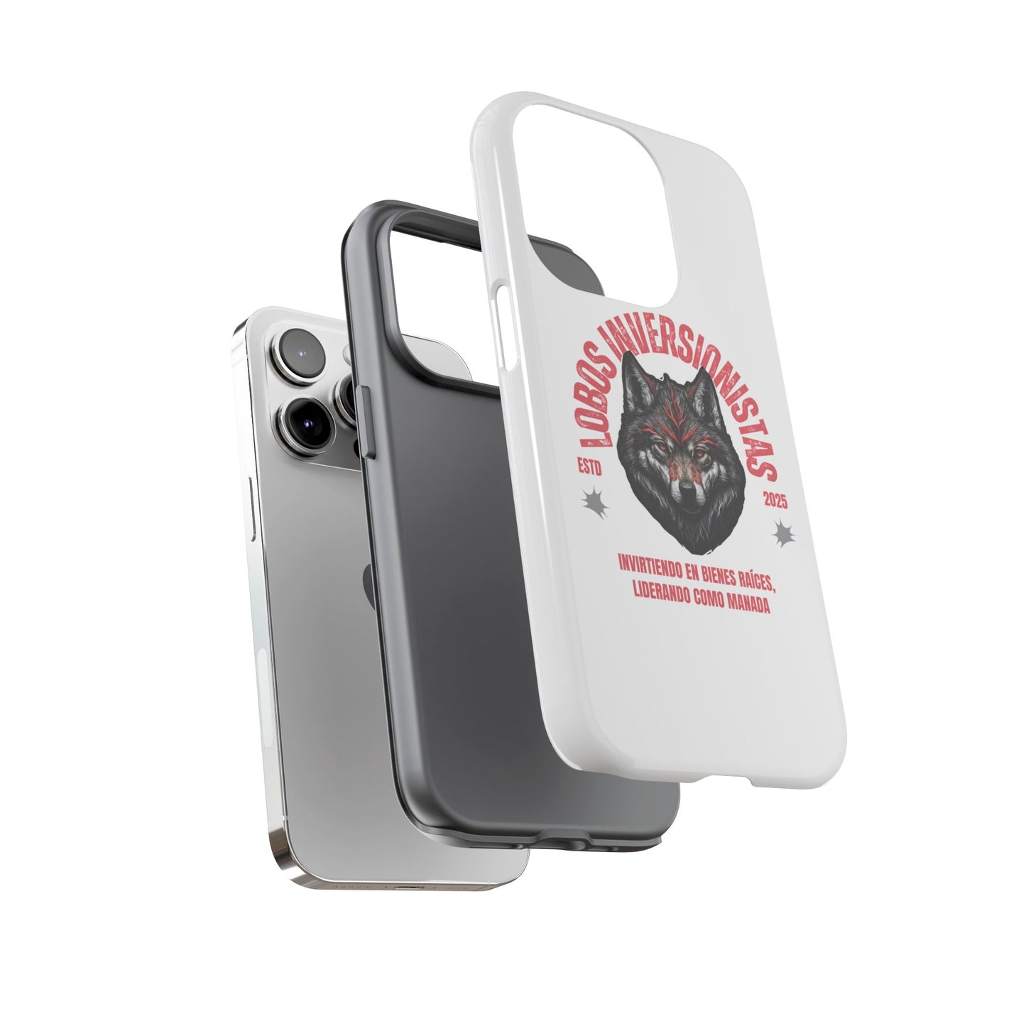 Tough Cases: Premium Wolf Phone Case for Investors, Inspired by Leadership and Strength
