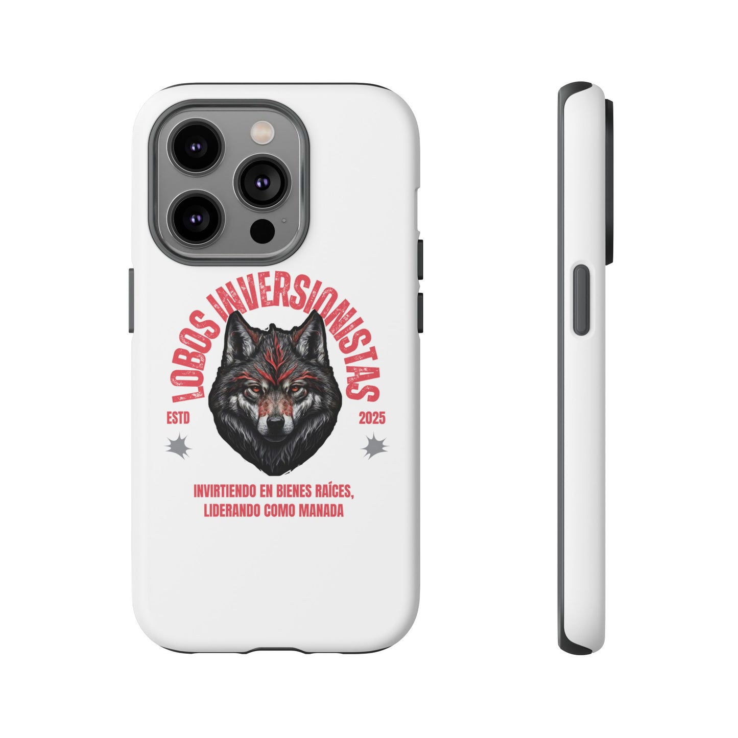 Tough Cases: Premium Wolf Phone Case for Investors, Inspired by Leadership and Strength