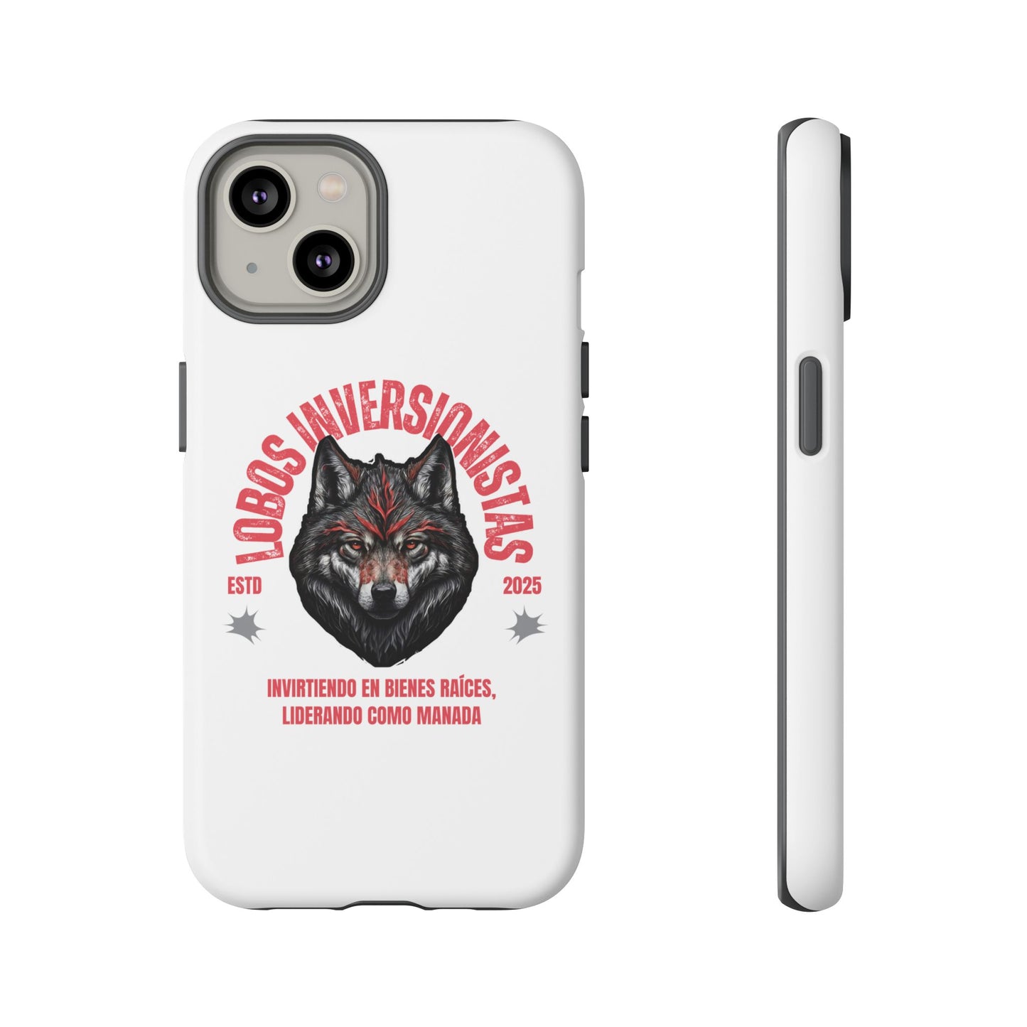 Tough Cases: Premium Wolf Phone Case for Investors, Inspired by Leadership and Strength