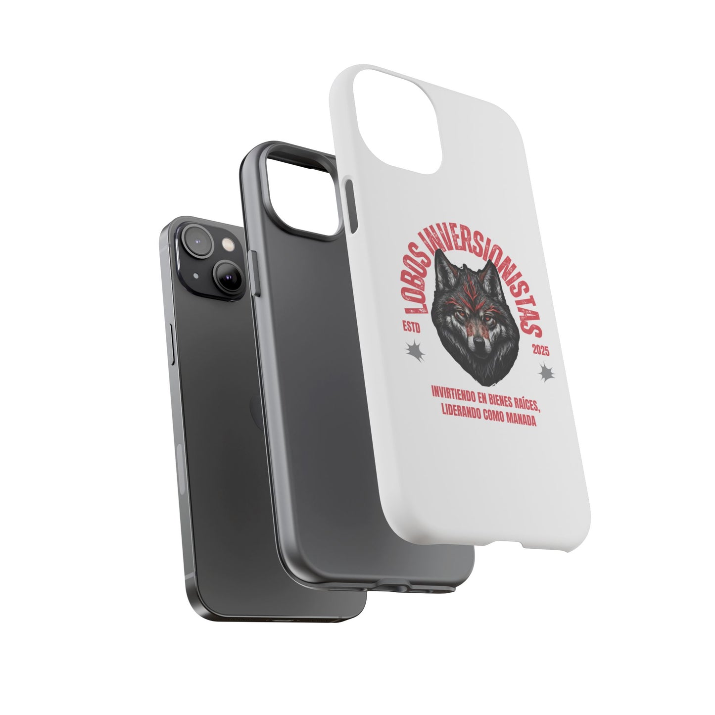 Tough Cases: Premium Wolf Phone Case for Investors, Inspired by Leadership and Strength