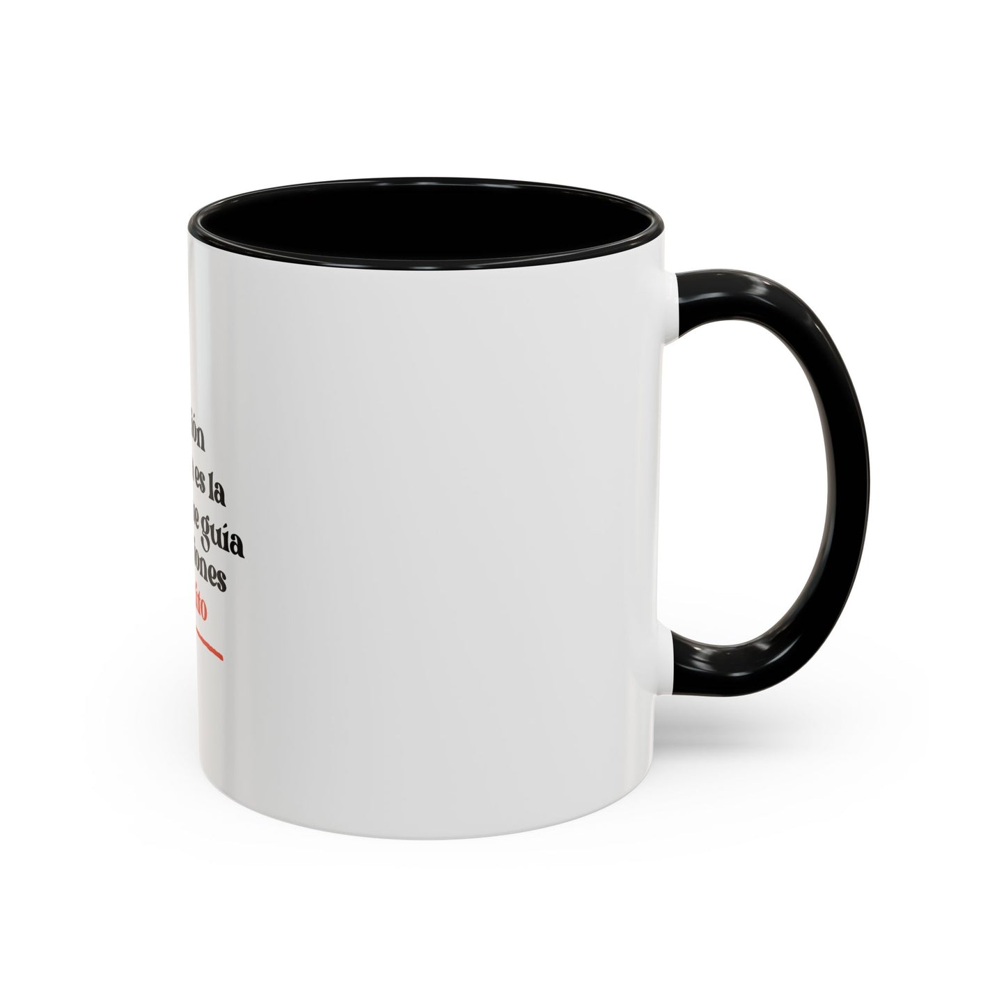 Motivational Accent Coffee Mug - Financial Education Inspiring Quote