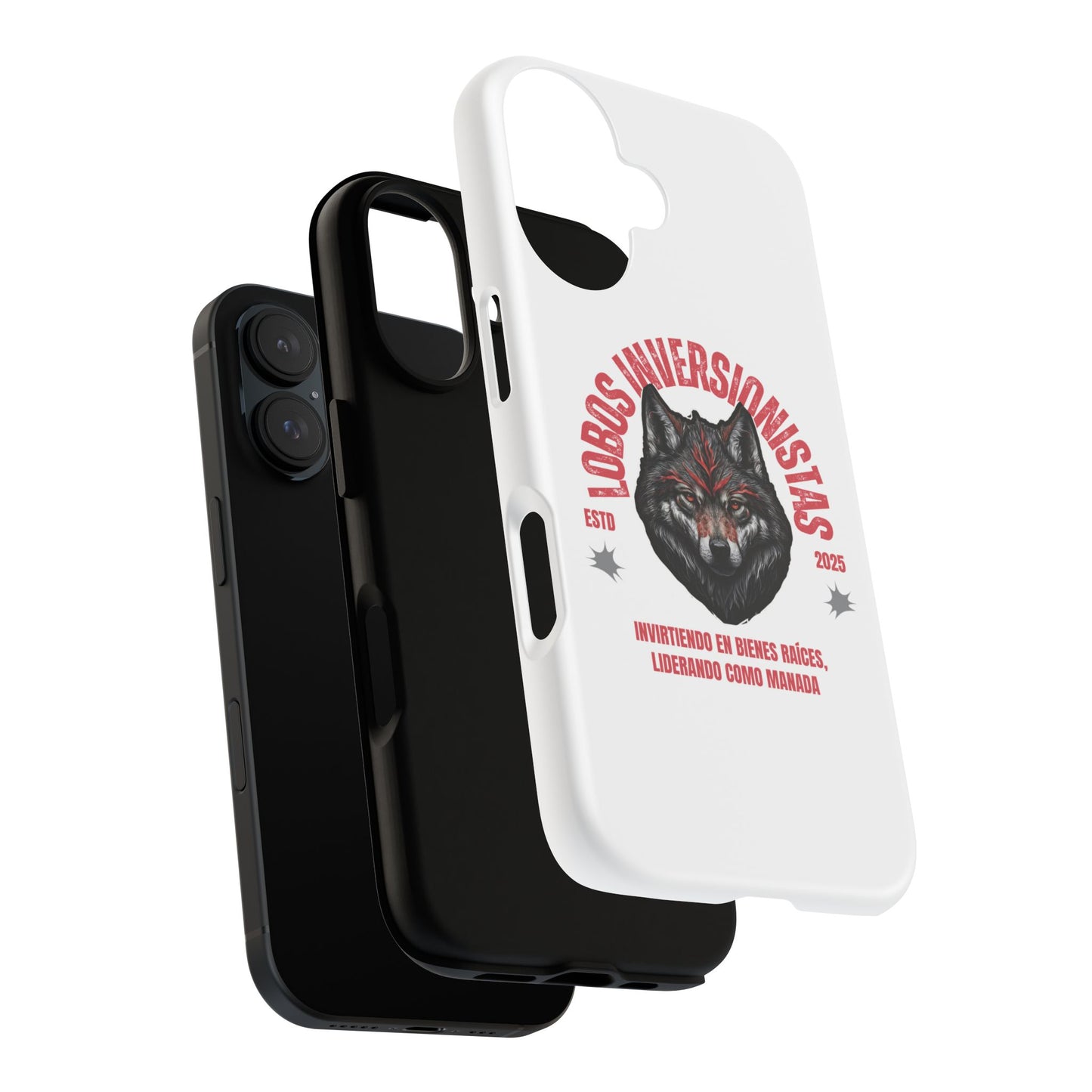 Tough Cases: Premium Wolf Phone Case for Investors, Inspired by Leadership and Strength