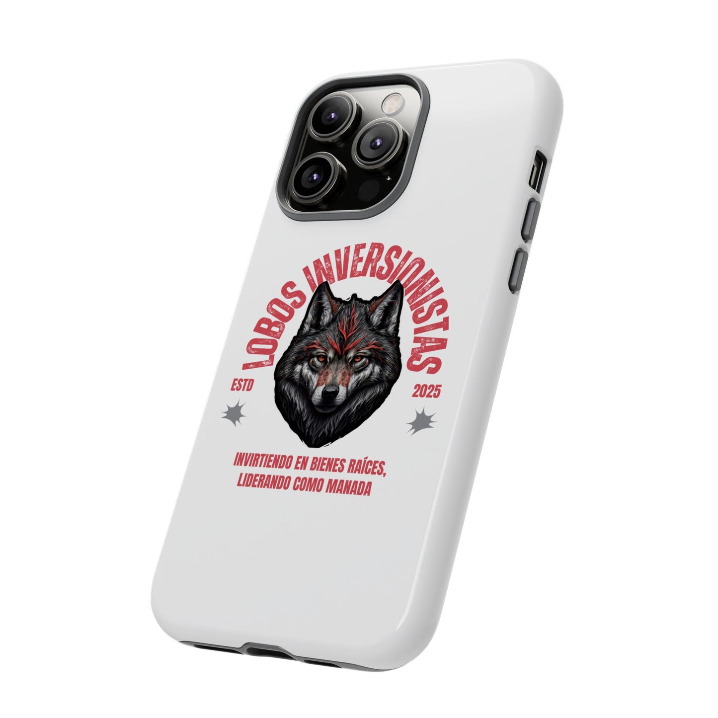 Tough Cases: Premium Wolf Phone Case for Investors, Inspired by Leadership and Strength