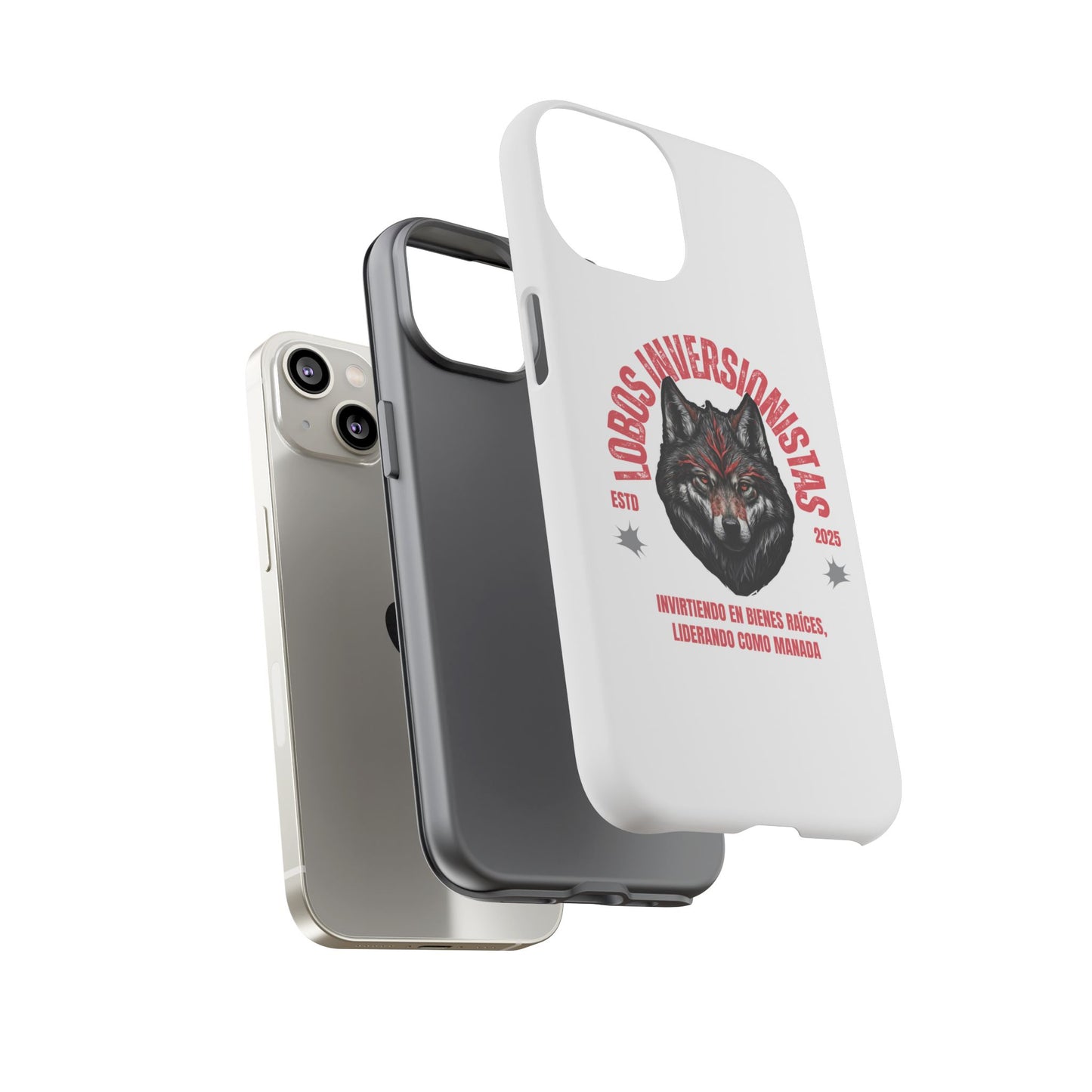 Tough Cases: Premium Wolf Phone Case for Investors, Inspired by Leadership and Strength