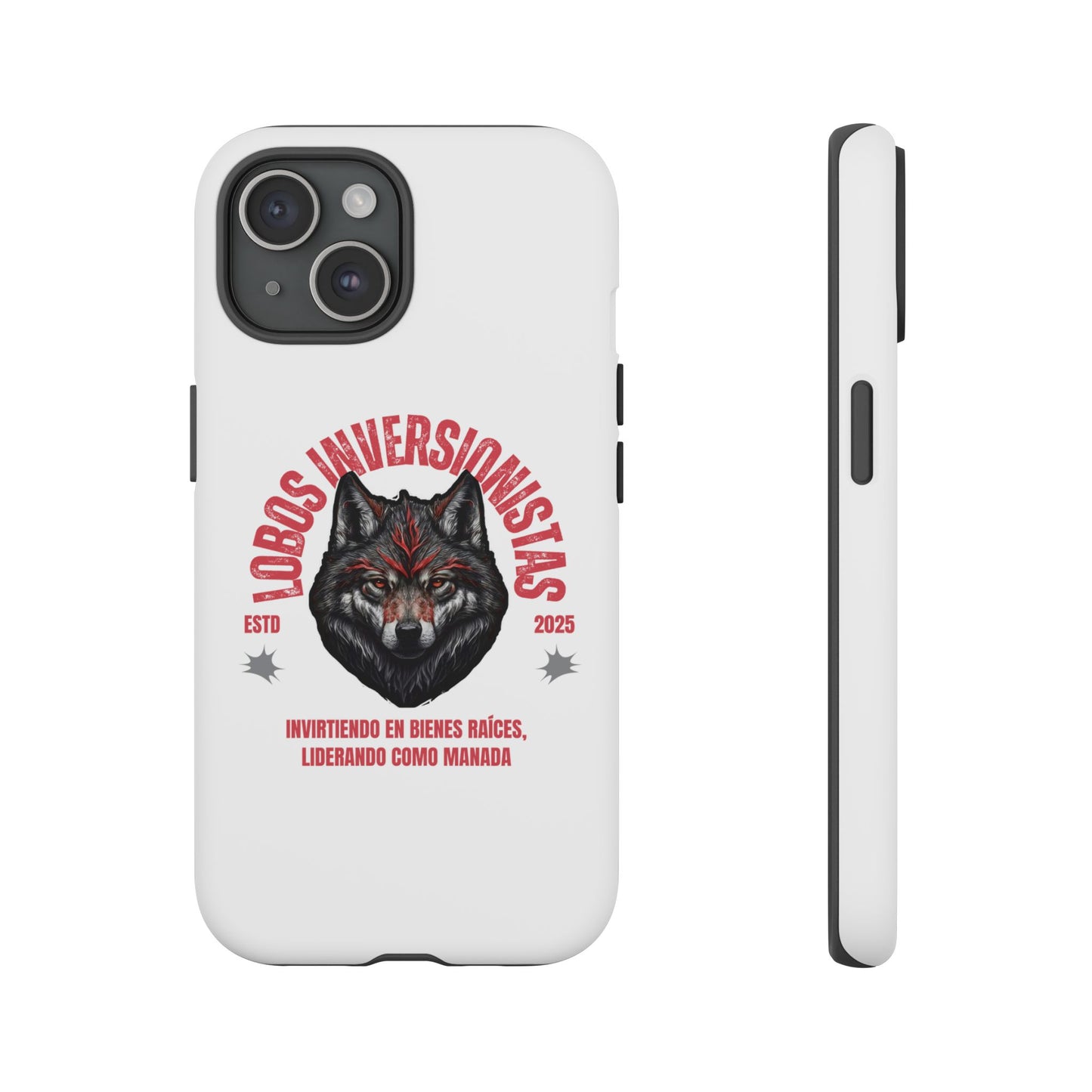 Tough Cases: Premium Wolf Phone Case for Investors, Inspired by Leadership and Strength