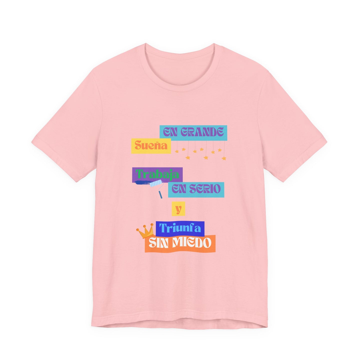 Inspirational Unisex Jersey Tee, Positive Message Shirt, Dream Big T-Shirt, Motivational Wear, Gift for Dreamers