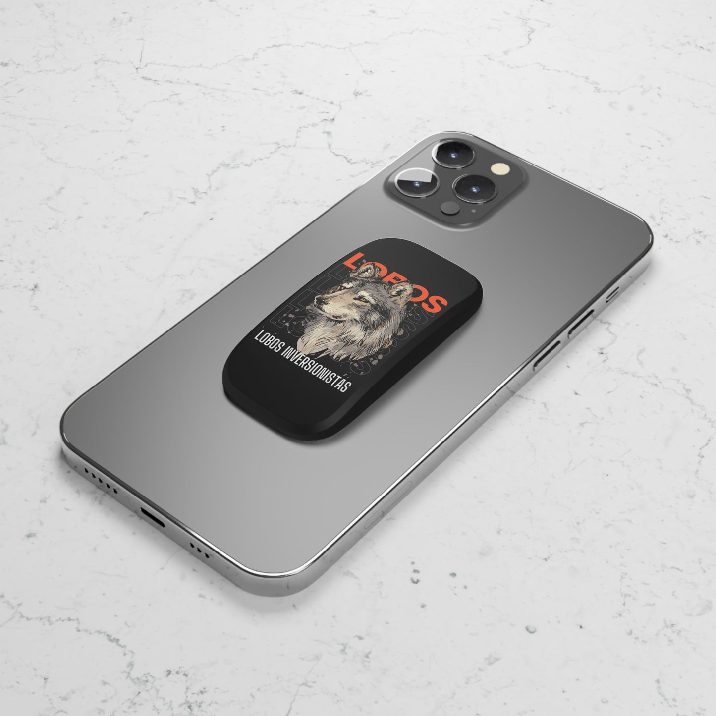Wolf Design Phone Grip - Lobos Inversionistas