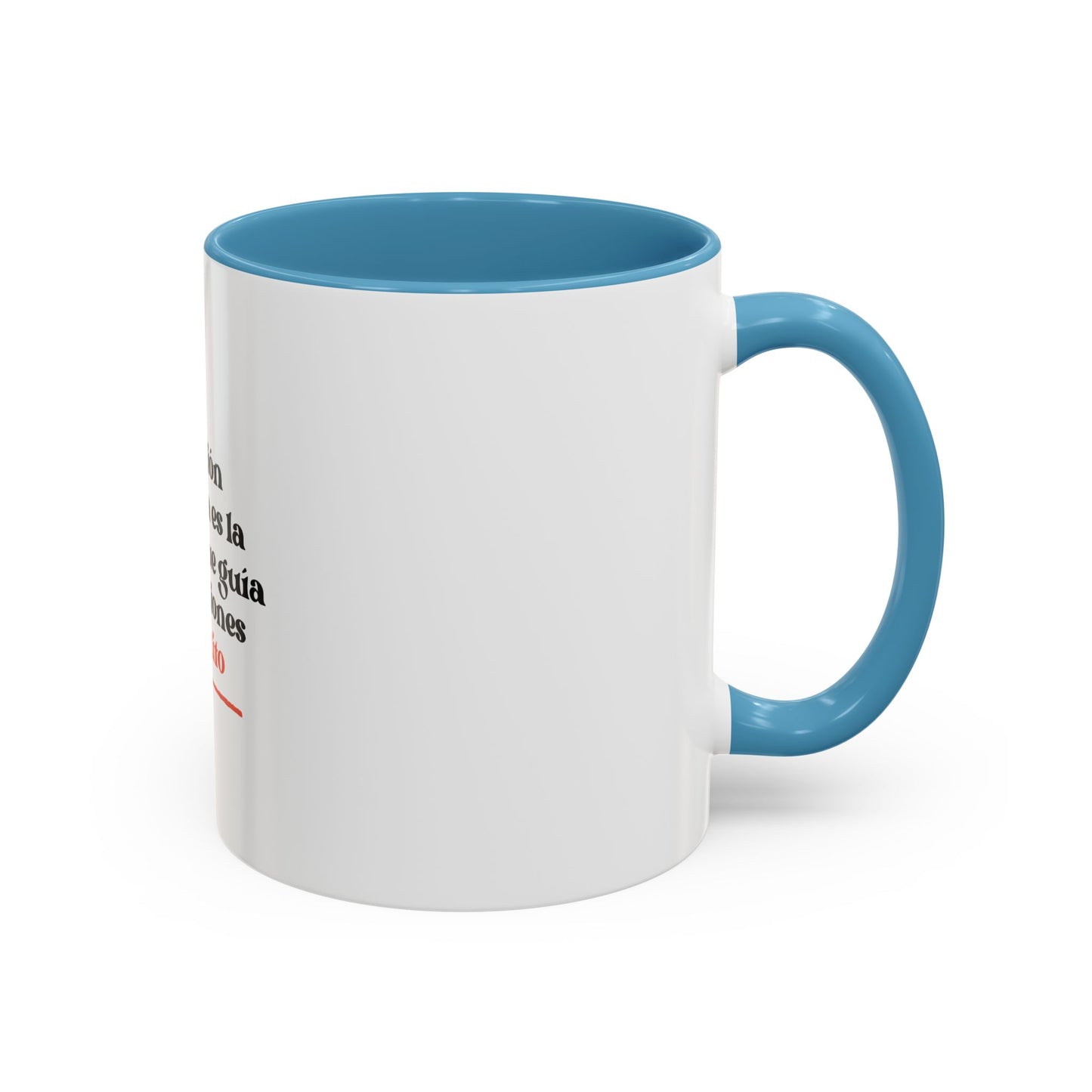Motivational Accent Coffee Mug - Financial Education Inspiring Quote