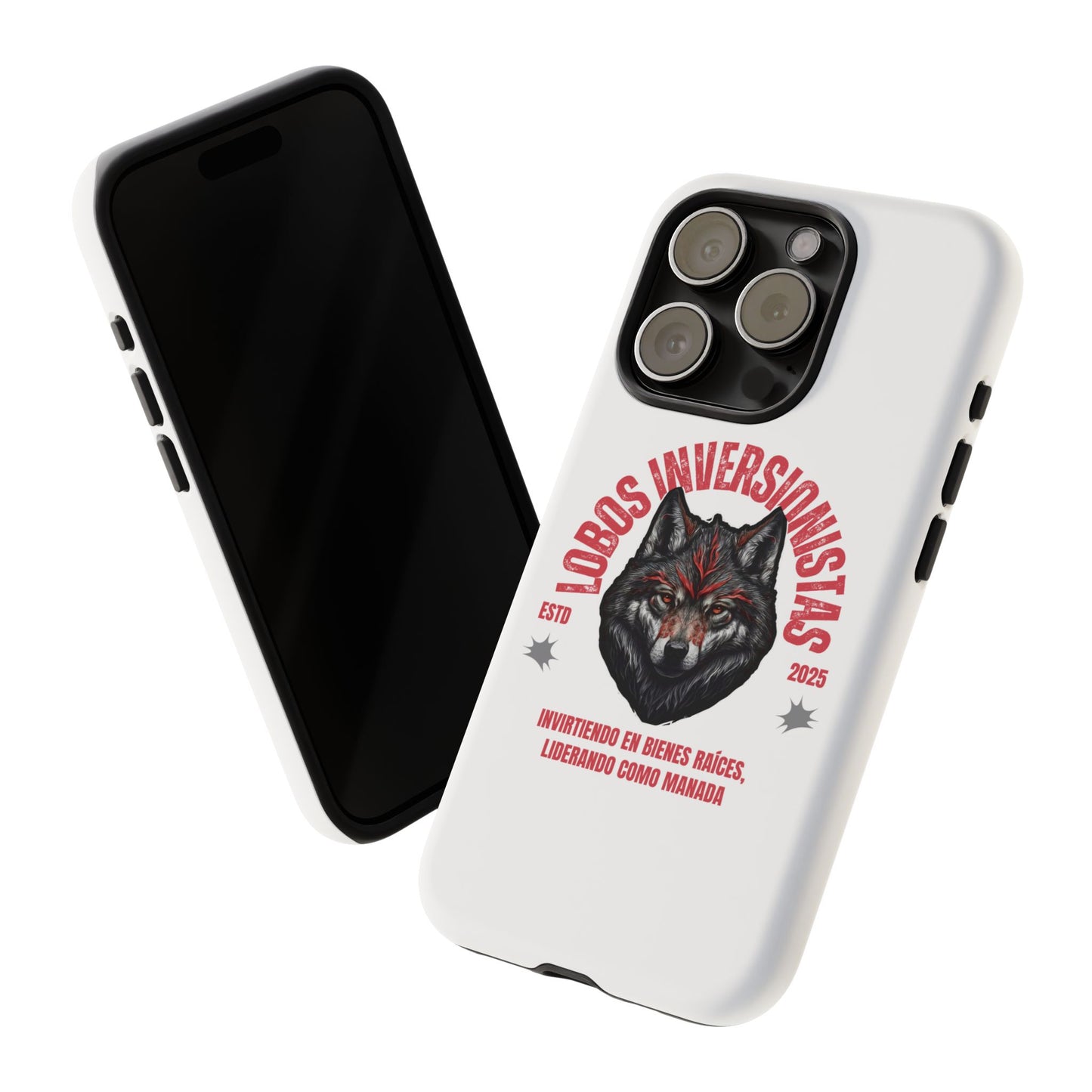 Tough Cases: Premium Wolf Phone Case for Investors, Inspired by Leadership and Strength