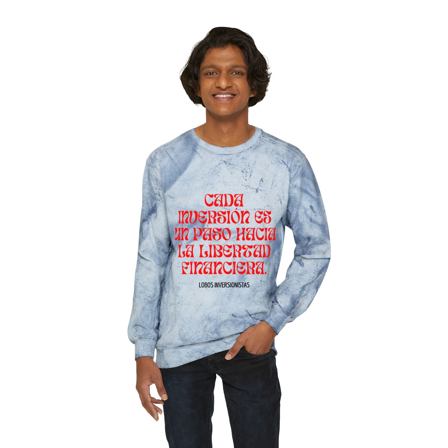 Unisex Color Blast Crewneck Sweatshirt