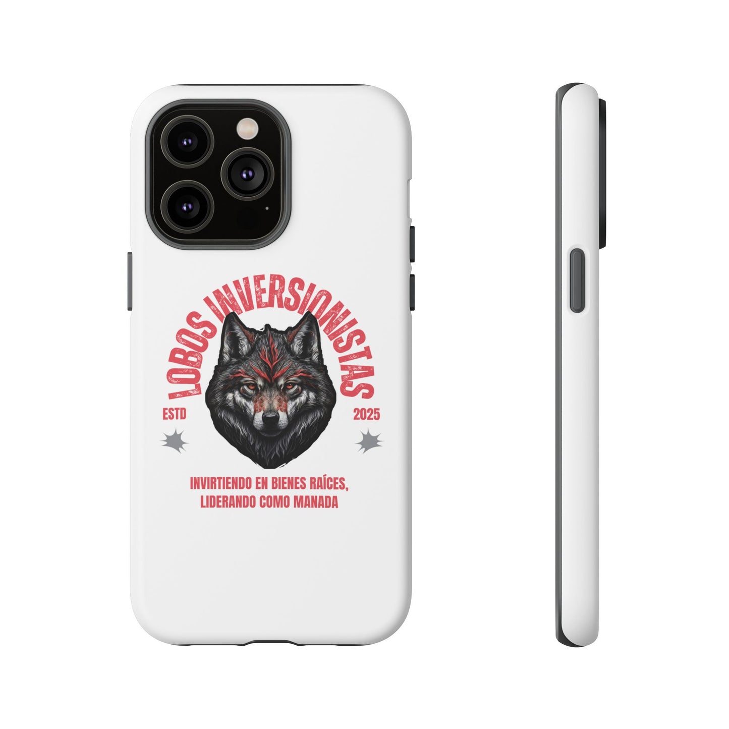 Tough Cases: Premium Wolf Phone Case for Investors, Inspired by Leadership and Strength