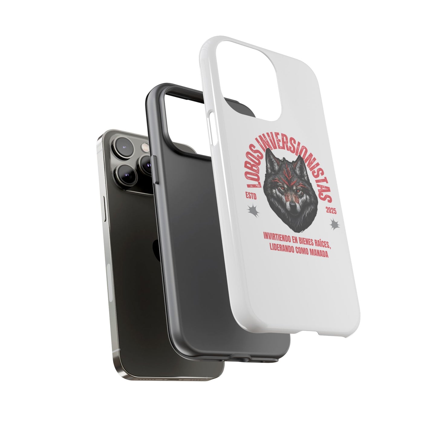 Tough Cases: Premium Wolf Phone Case for Investors, Inspired by Leadership and Strength