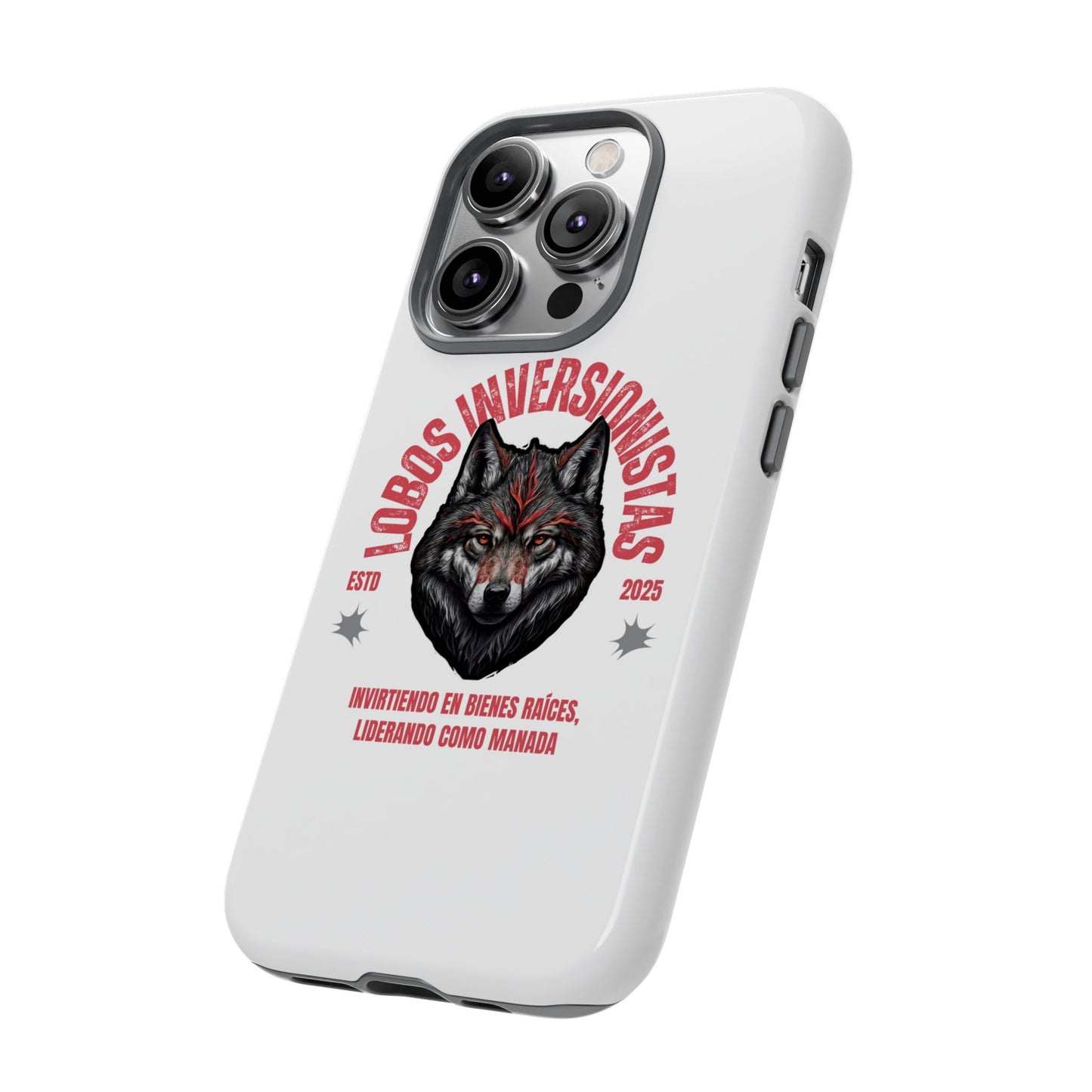 Tough Cases: Premium Wolf Phone Case for Investors, Inspired by Leadership and Strength