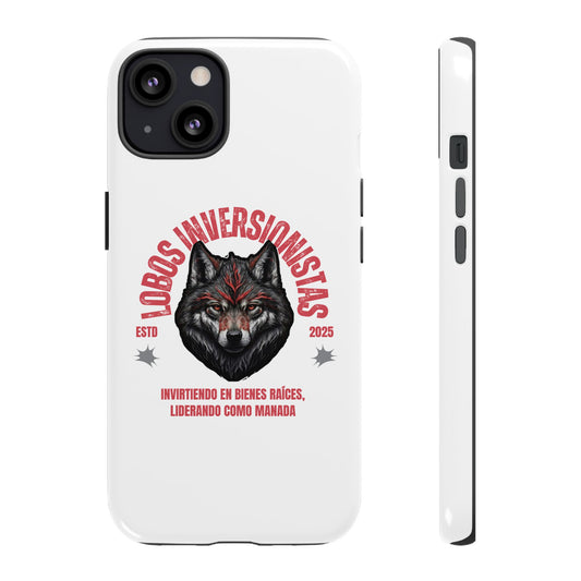 Tough Cases: Premium Wolf Phone Case for Investors, Inspired by Leadership and Strength