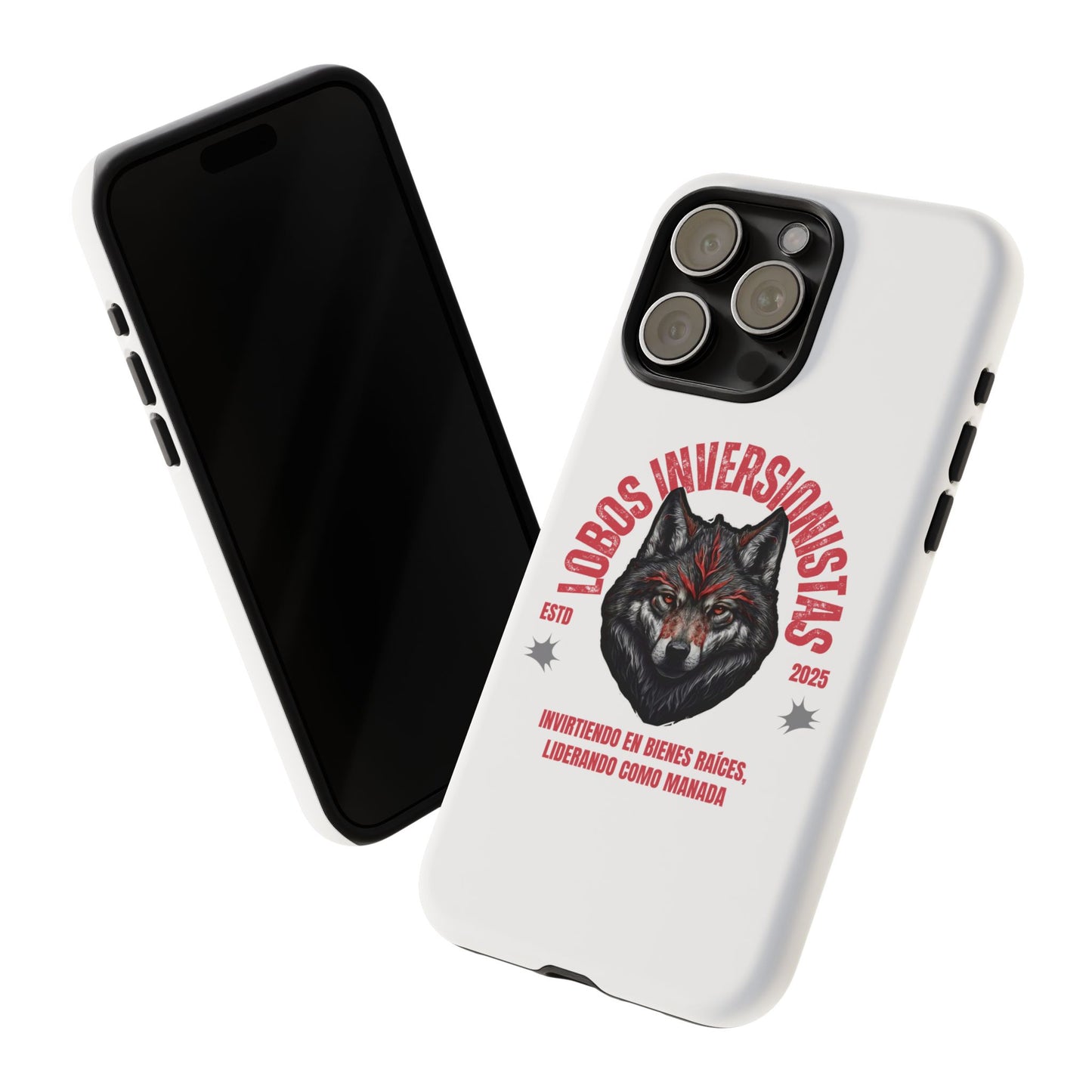 Tough Cases: Premium Wolf Phone Case for Investors, Inspired by Leadership and Strength
