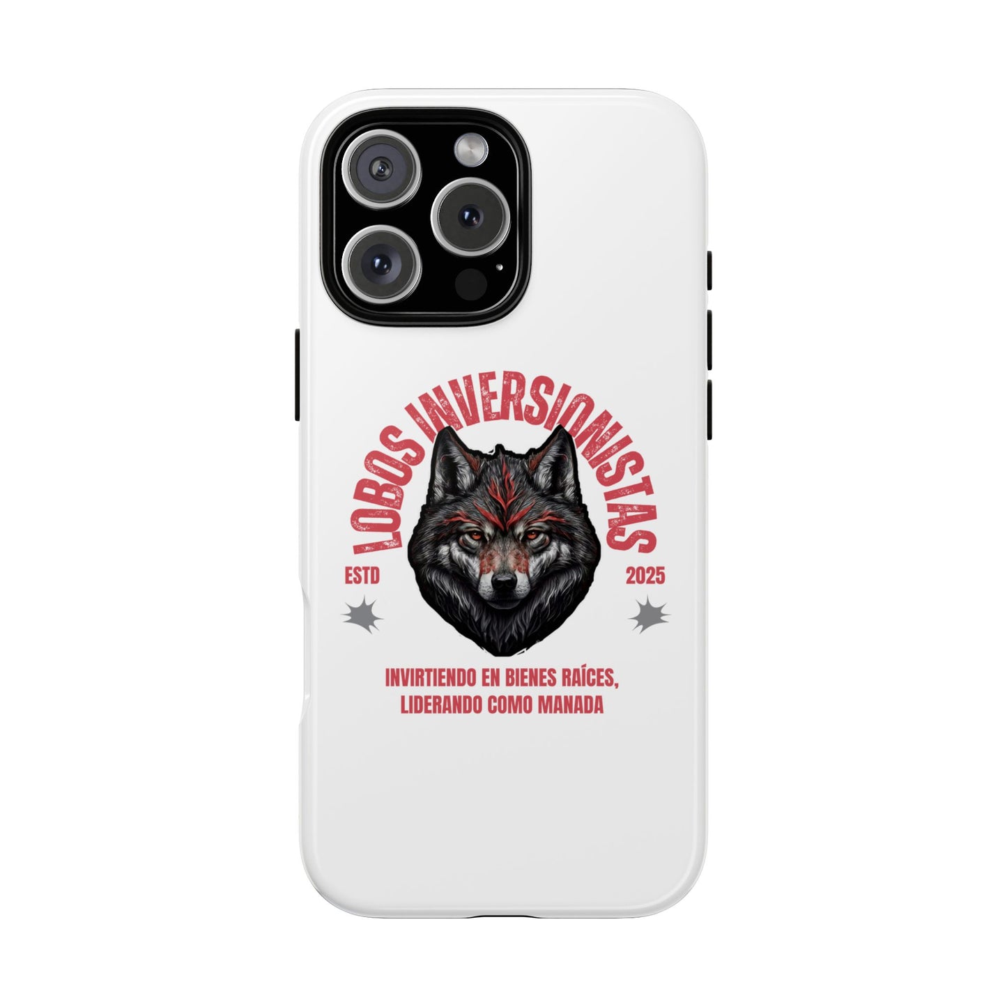 Tough Cases: Premium Wolf Phone Case for Investors, Inspired by Leadership and Strength