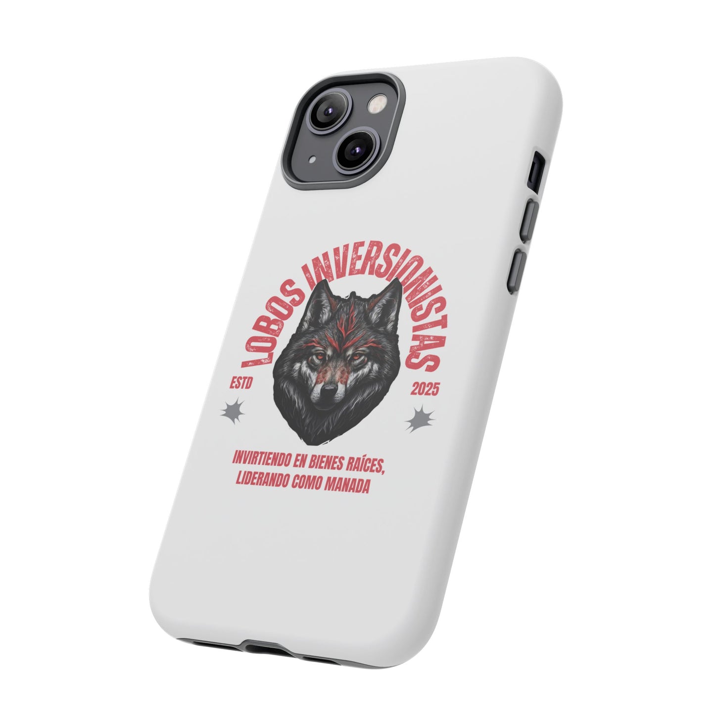 Tough Cases: Premium Wolf Phone Case for Investors, Inspired by Leadership and Strength
