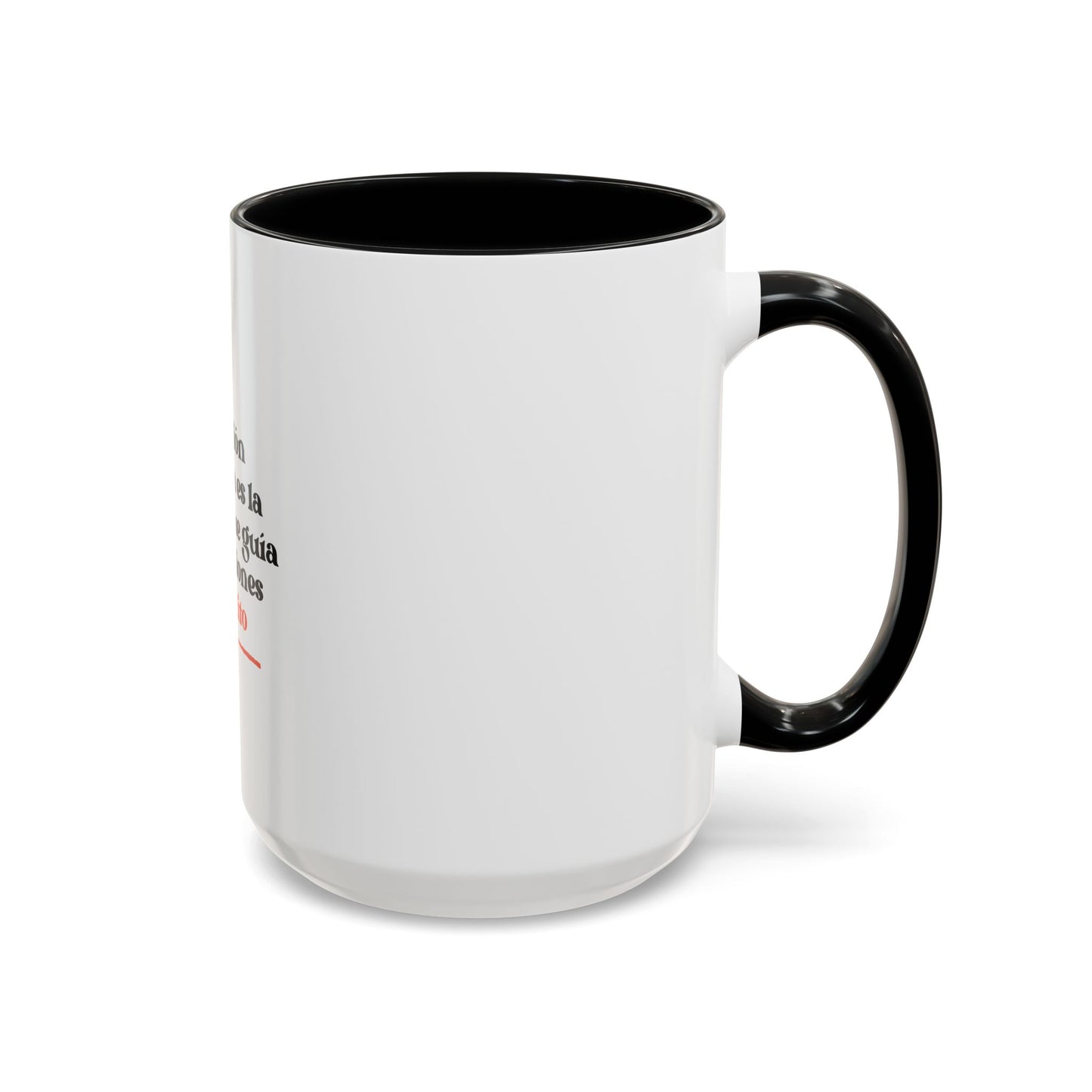 Motivational Accent Coffee Mug - Financial Education Inspiring Quote