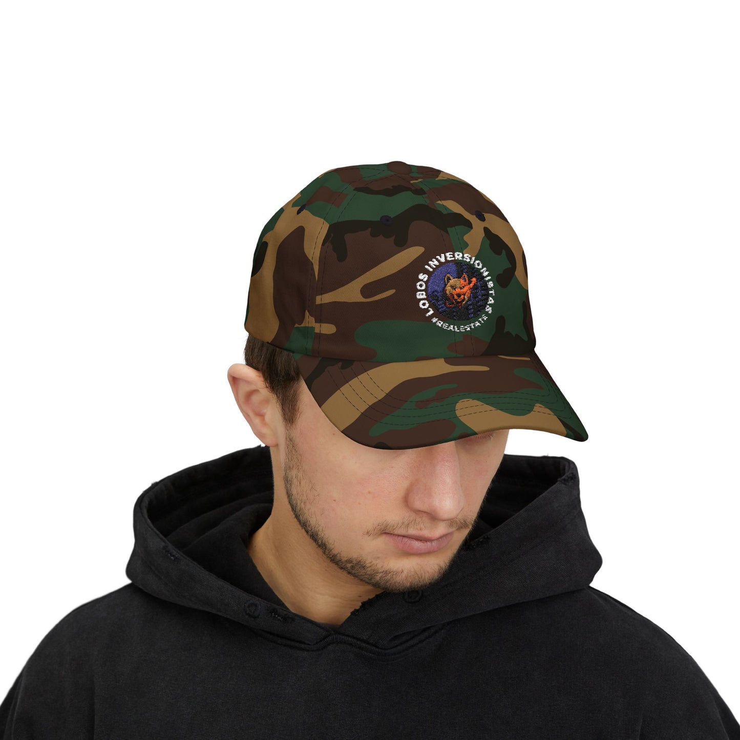 Camo Dad Cap, Stylish Camo Baseball Cap, Trendy Father's Day Gift, Outdoor Sports Hat, Urban Fashion Accessory
