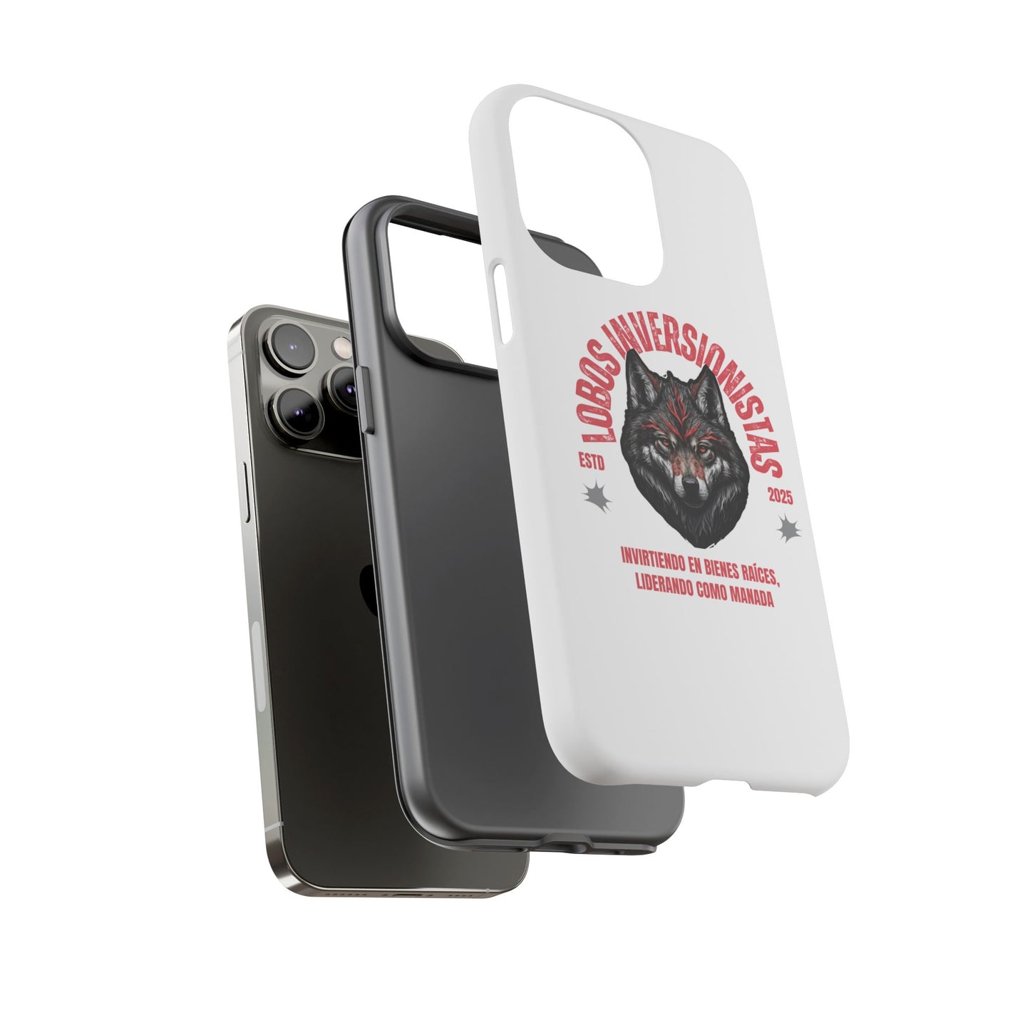 Tough Cases: Premium Wolf Phone Case for Investors, Inspired by Leadership and Strength