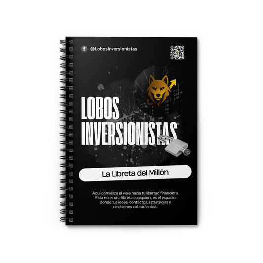 Spiral Notebook for Financial Freedom, Goal Planner, Ruled Journal, Productivity Organizer, Gift for Entrepreneurs, Business Launch