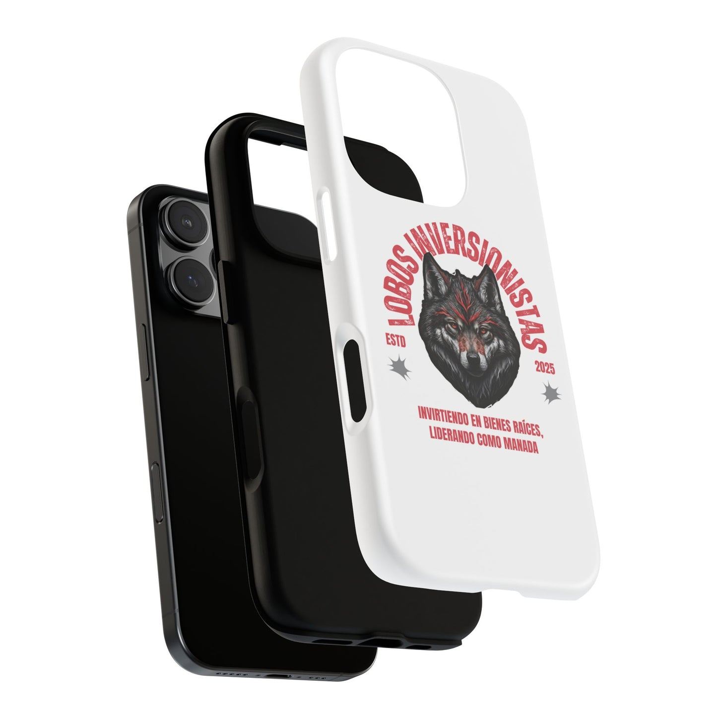 Tough Cases: Premium Wolf Phone Case for Investors, Inspired by Leadership and Strength