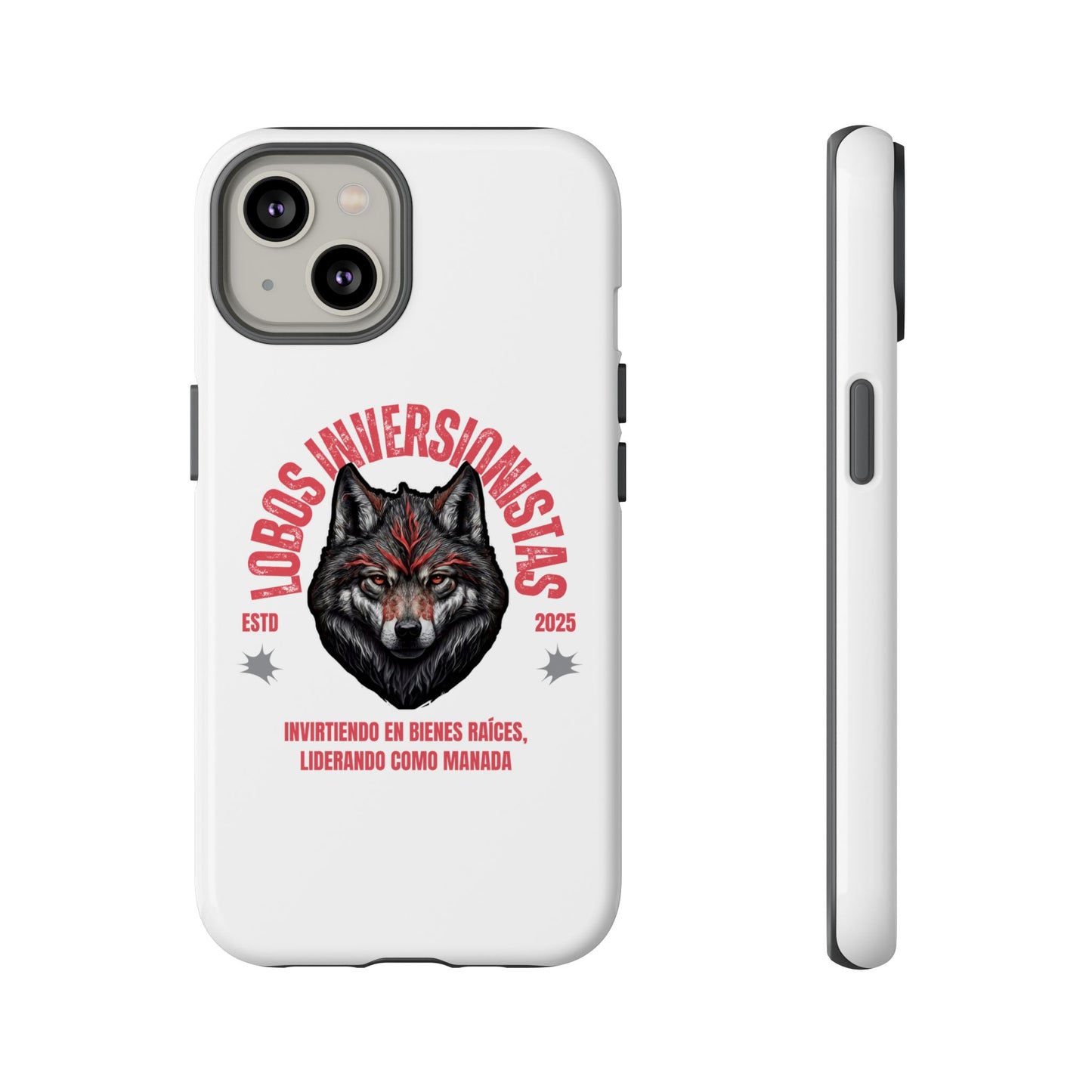 Tough Cases: Premium Wolf Phone Case for Investors, Inspired by Leadership and Strength